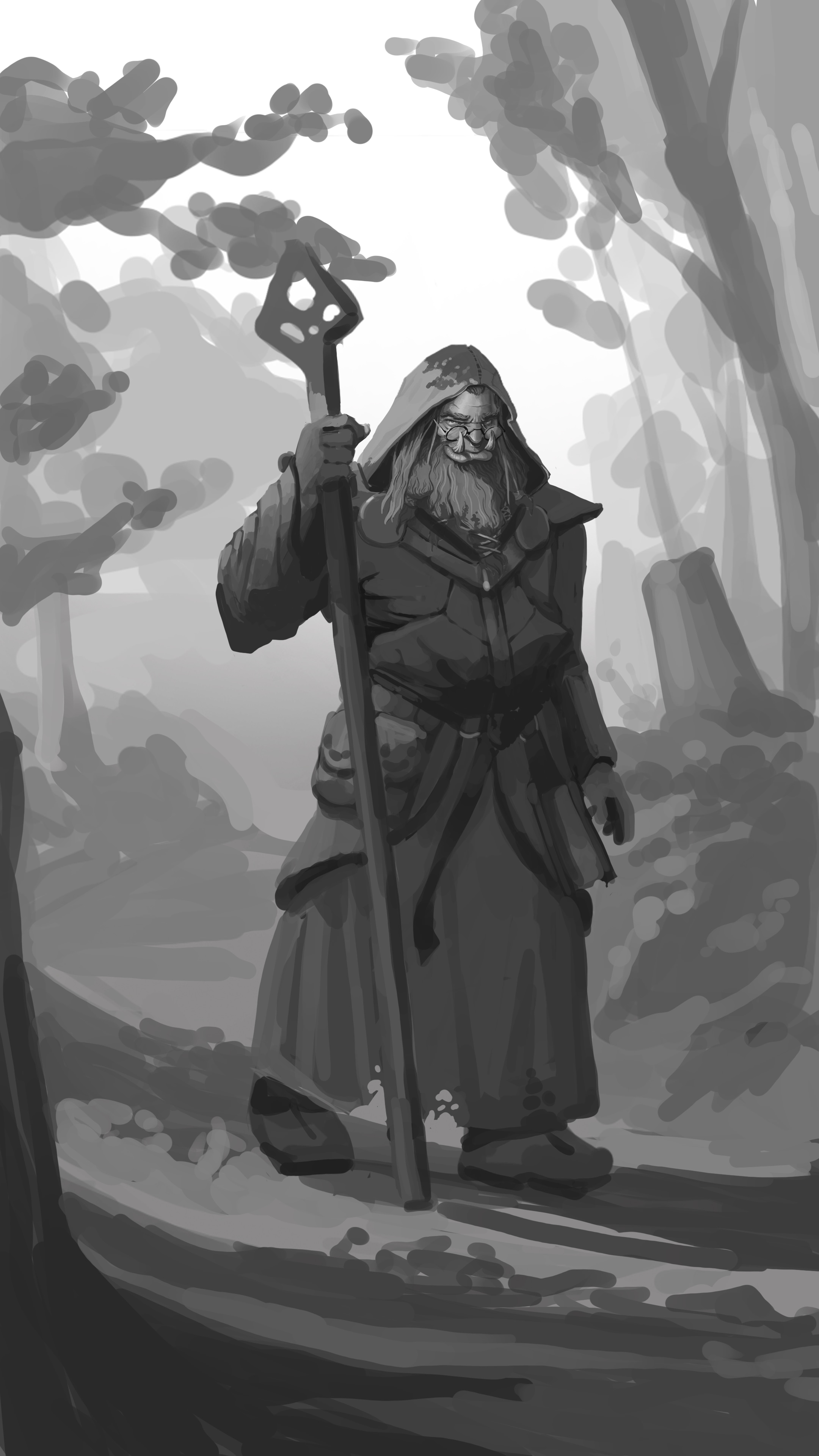 Thorg, le mage par bapt-art
