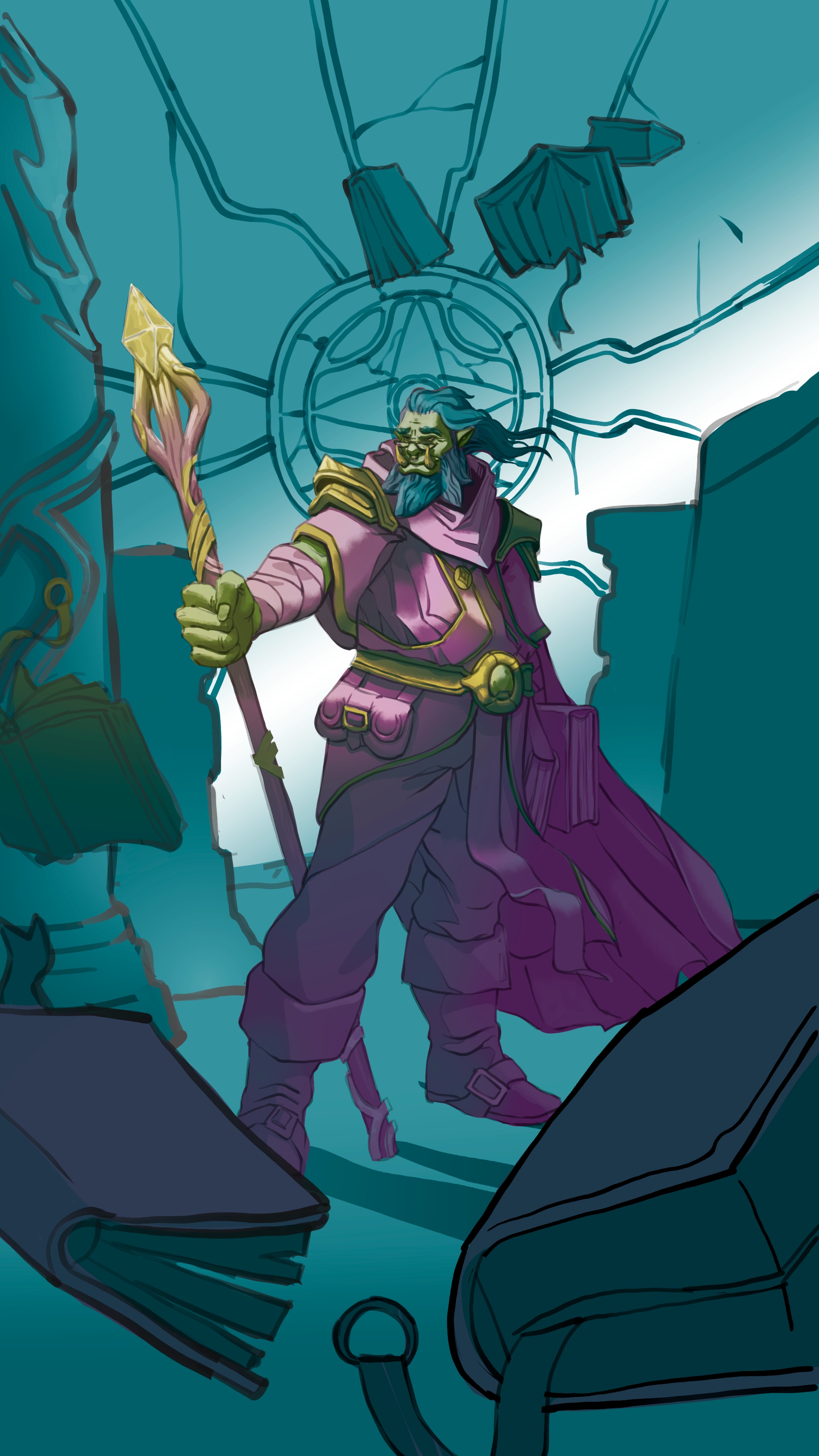 Thorg, le mage par bapt-art
