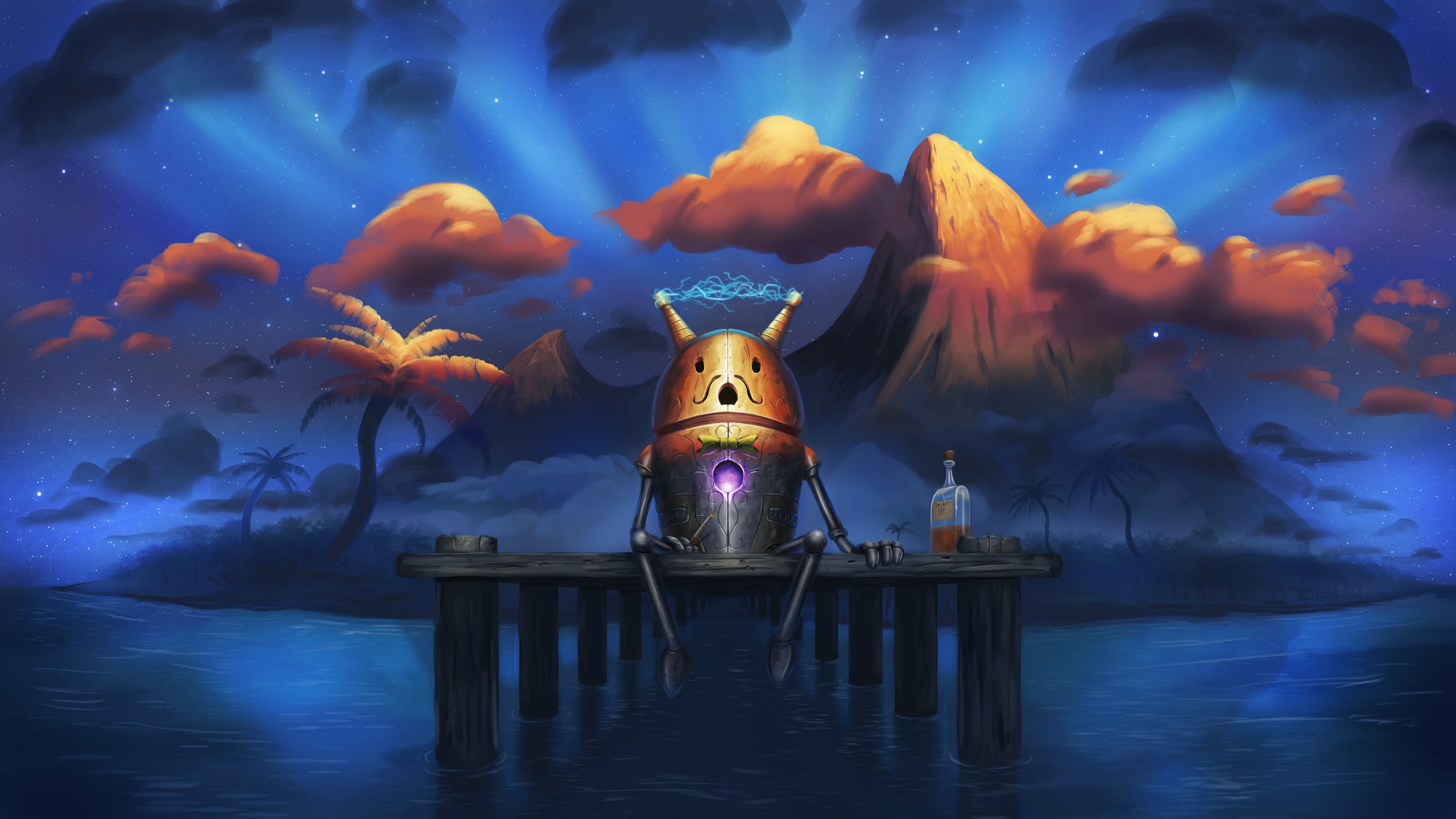 Roger le robot fumeur par AlexSuperDark