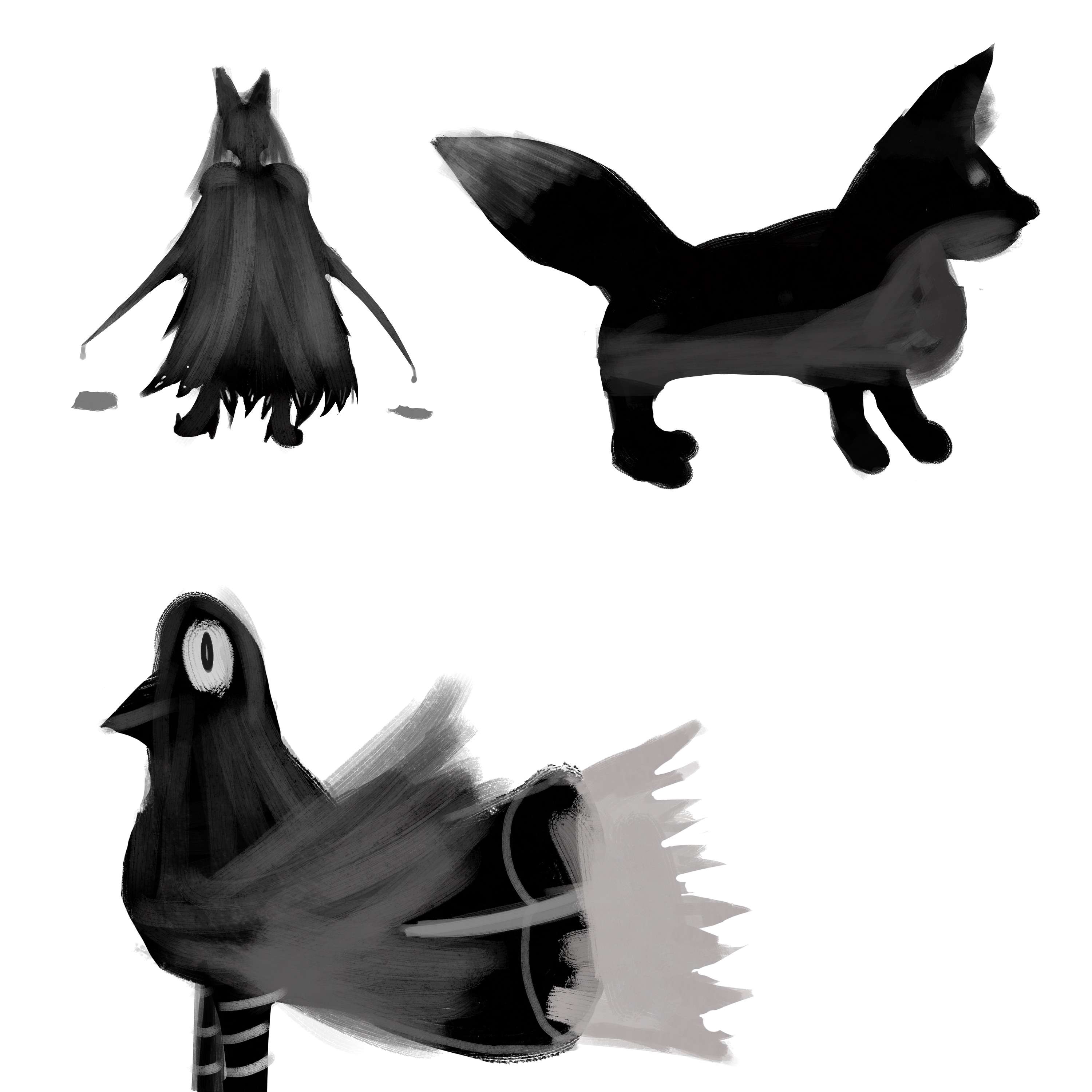 Quelques petit sketch a partir de formes par tueurred1