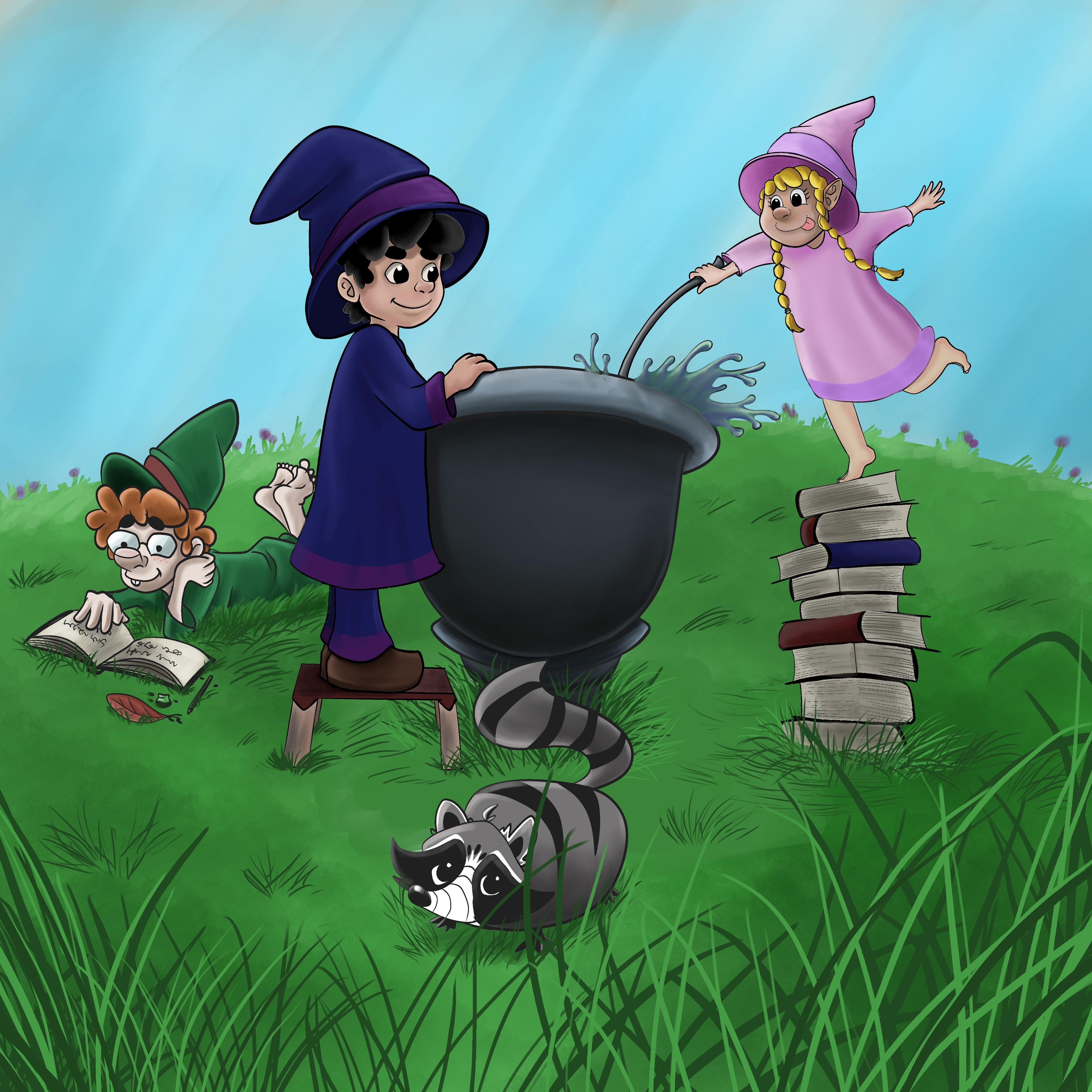 Cours de potion chez le petits sorciers par Guismo
