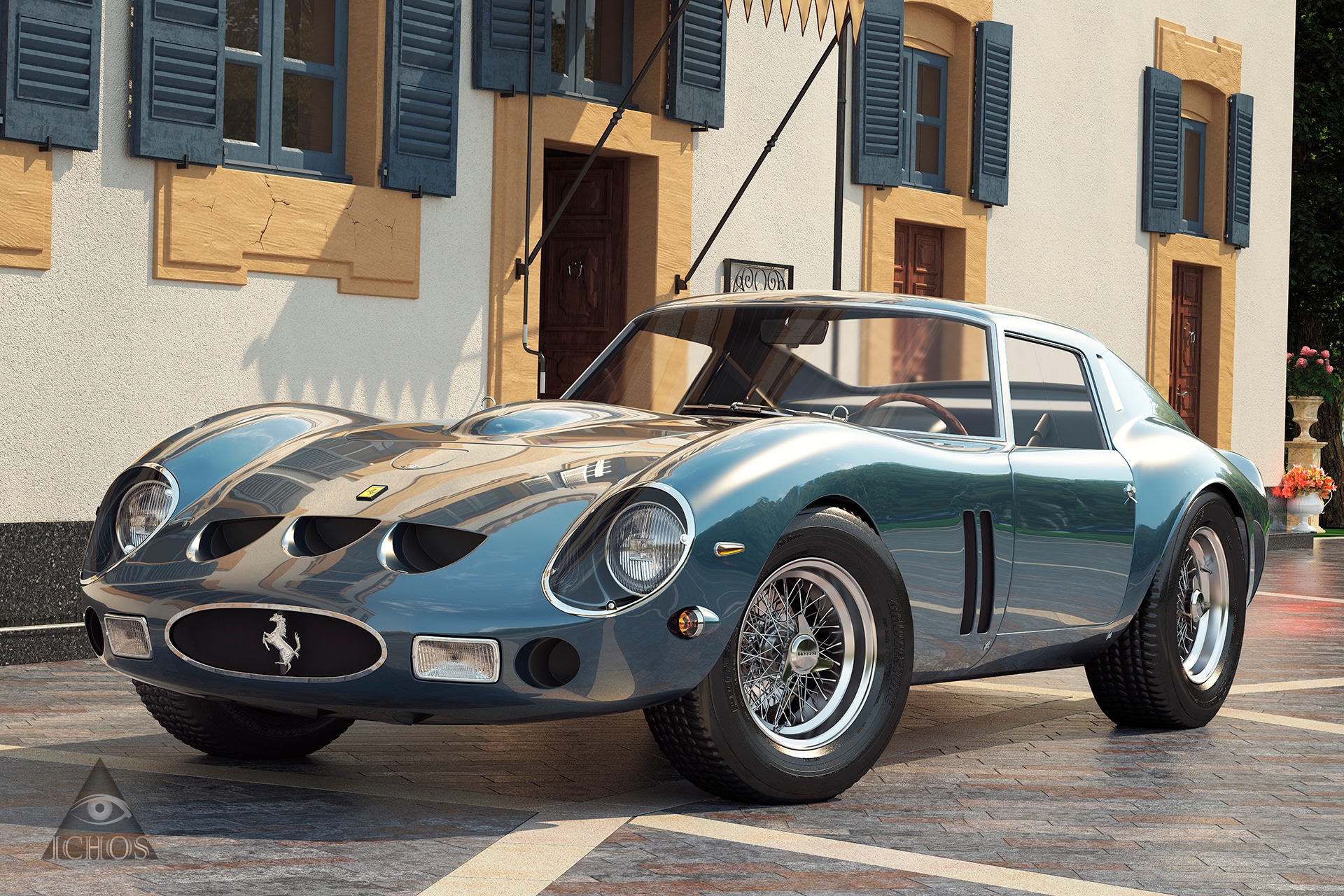 Piazza Ferrari - The 250 GTO Blue Edition par angelesteban