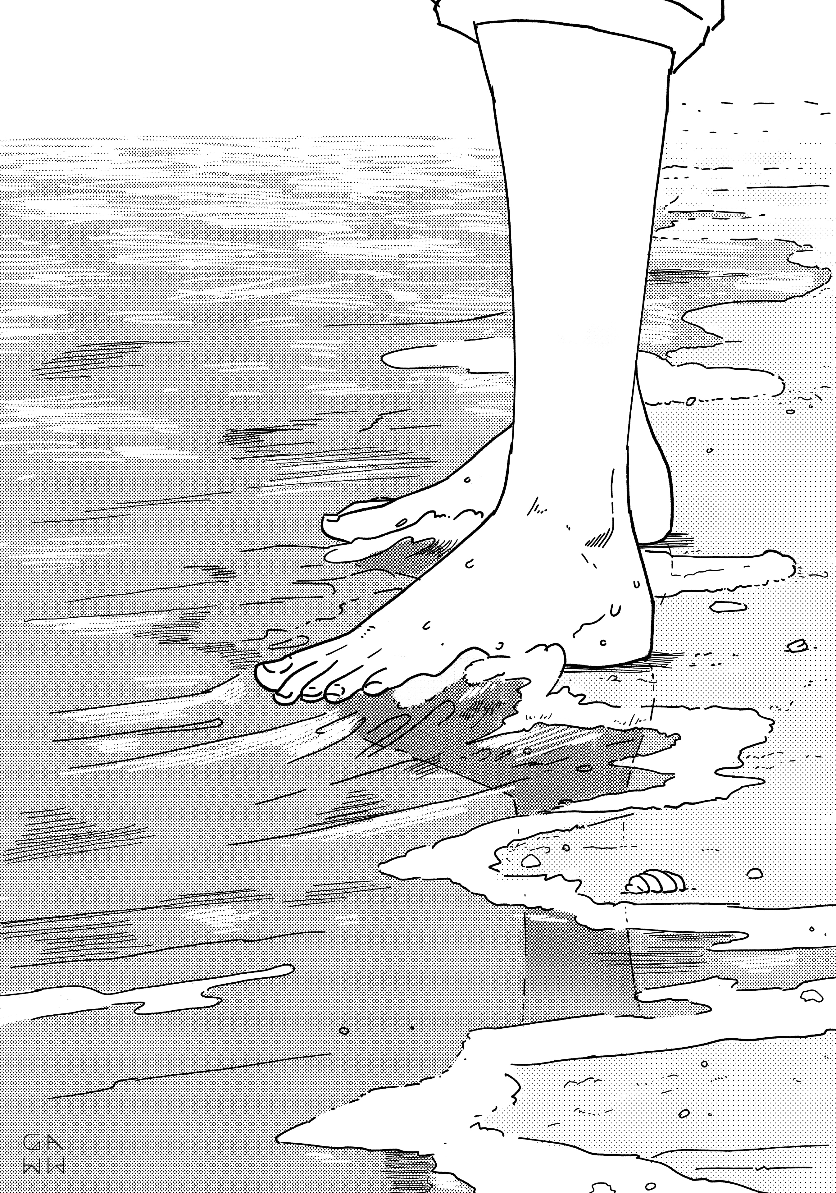 [LCDA] Les pieds dans l'eau par gaww