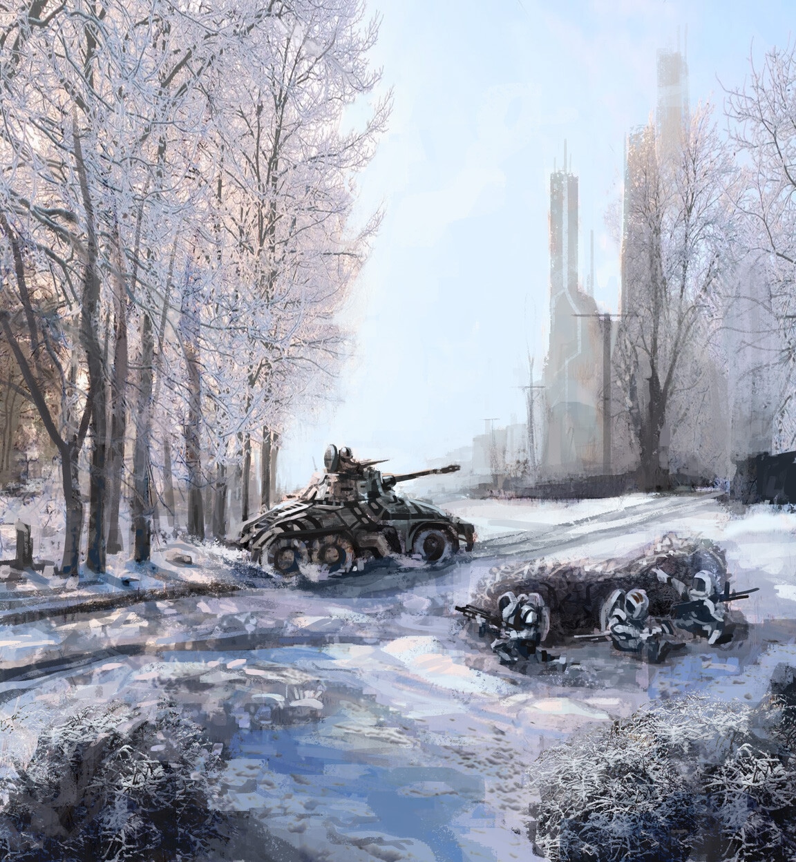 Lonely Tank par pymous