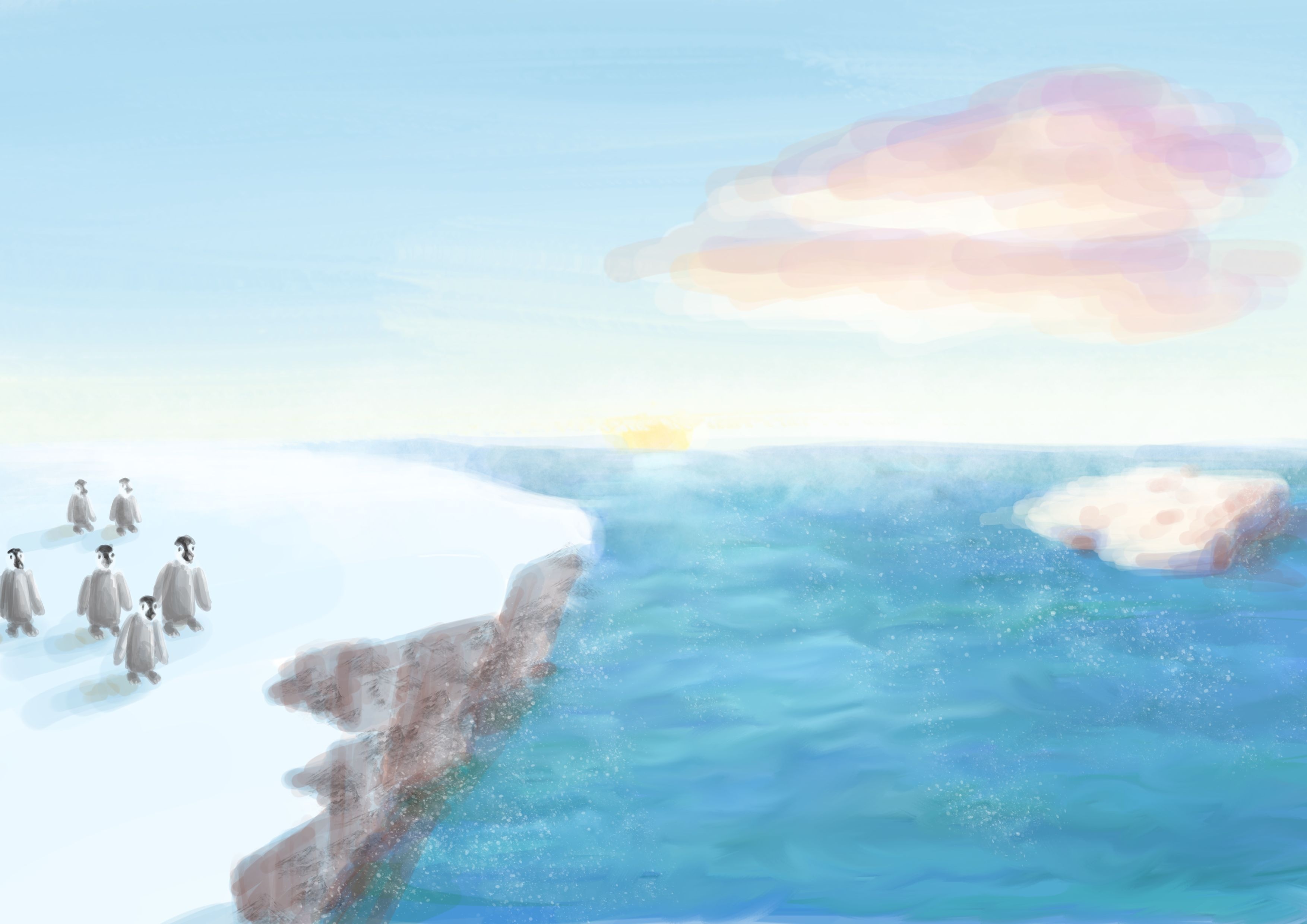 Chapite 0 : bébés pingouins sur banquise par joachim_cedono