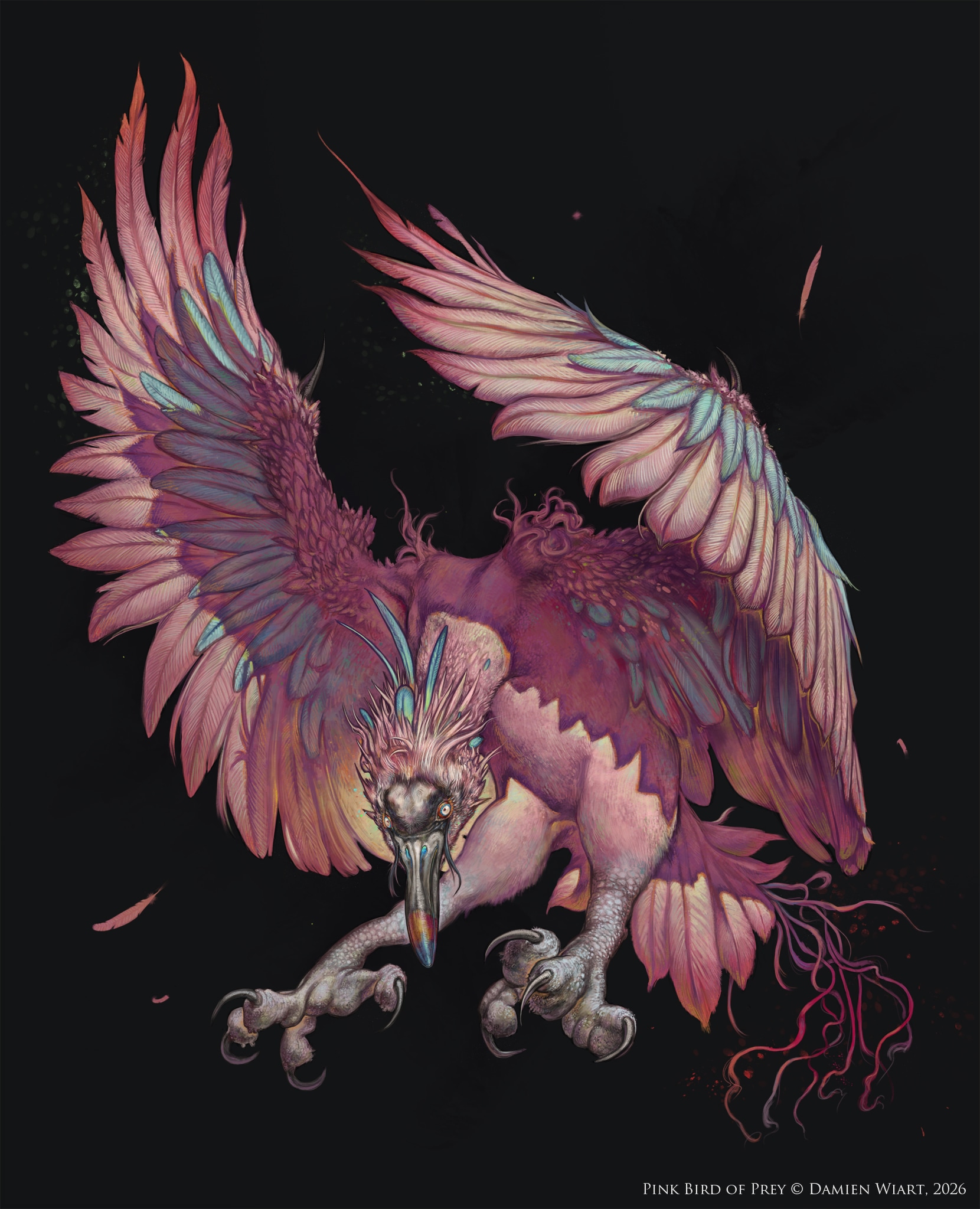 Rapace Rosé - Creature Design par damien_wiart