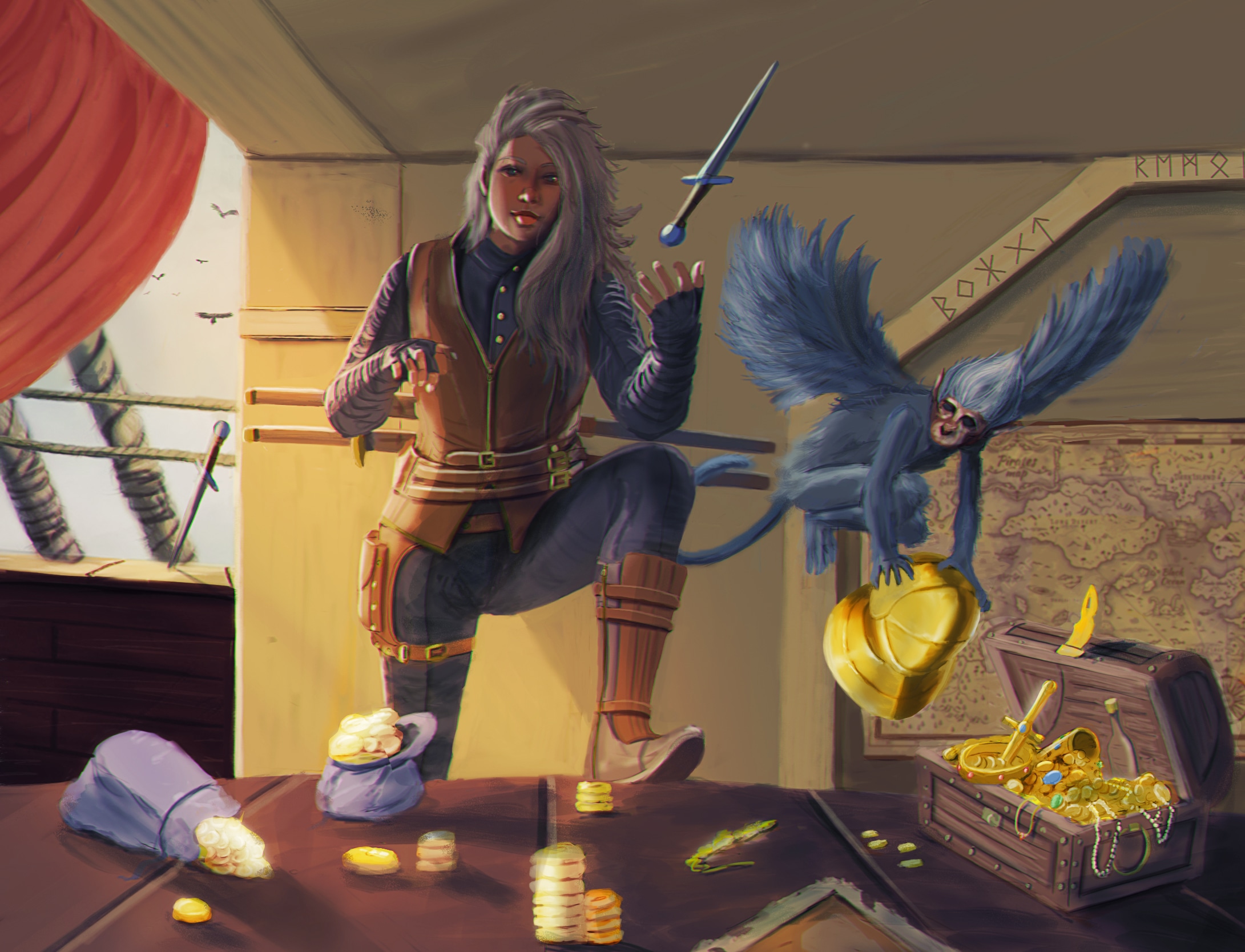 Lame bleue par ROY - bankai painter