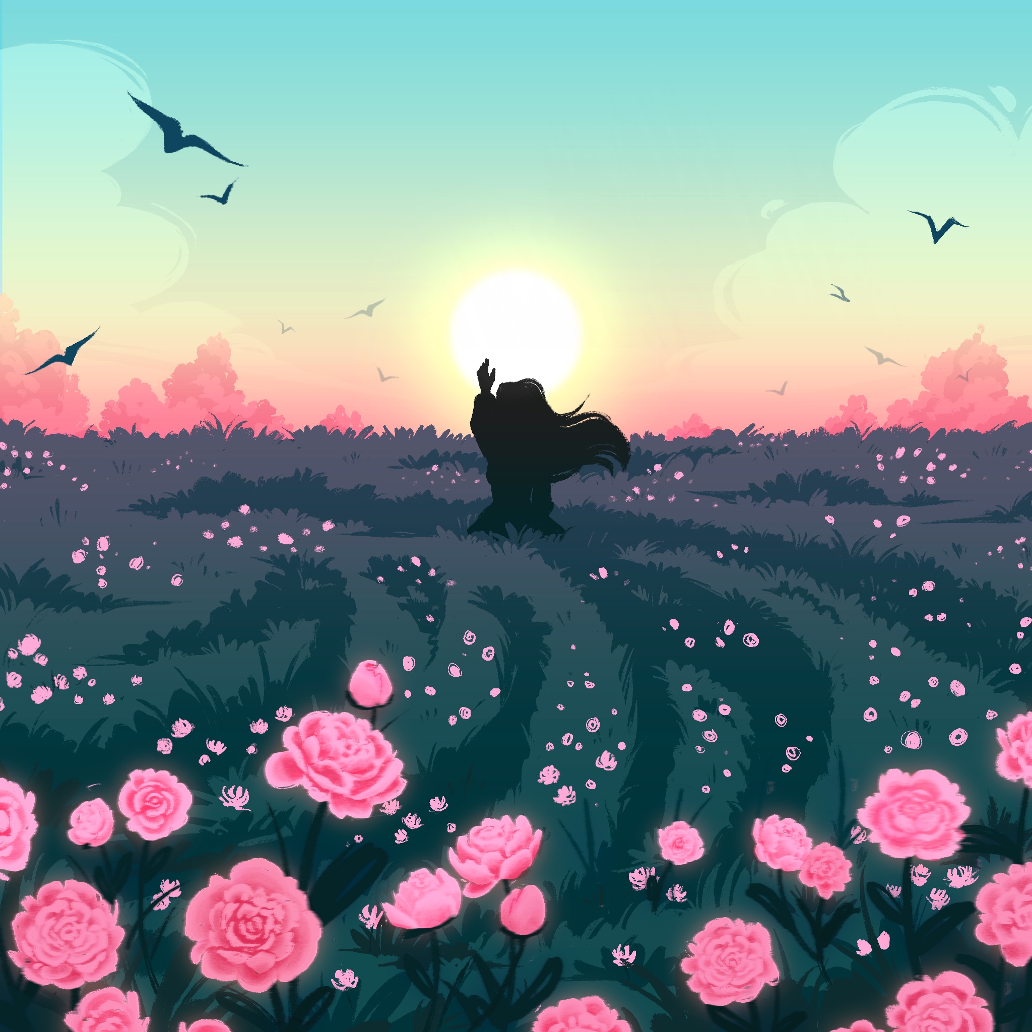 CHAMP DE PIVOINES par FleurDeLaurier