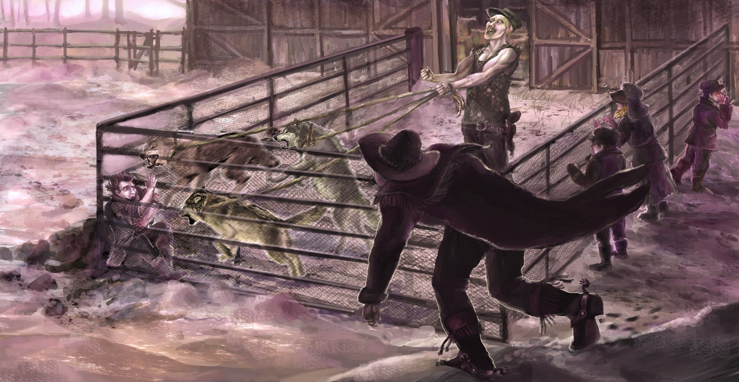 Concept arts pour le film "Le jour où j'ai tué Louis" par Telamon