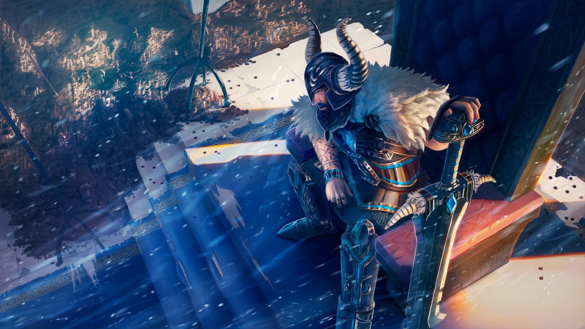 Tryndamere Viking Splash Art Remake par PAKEM