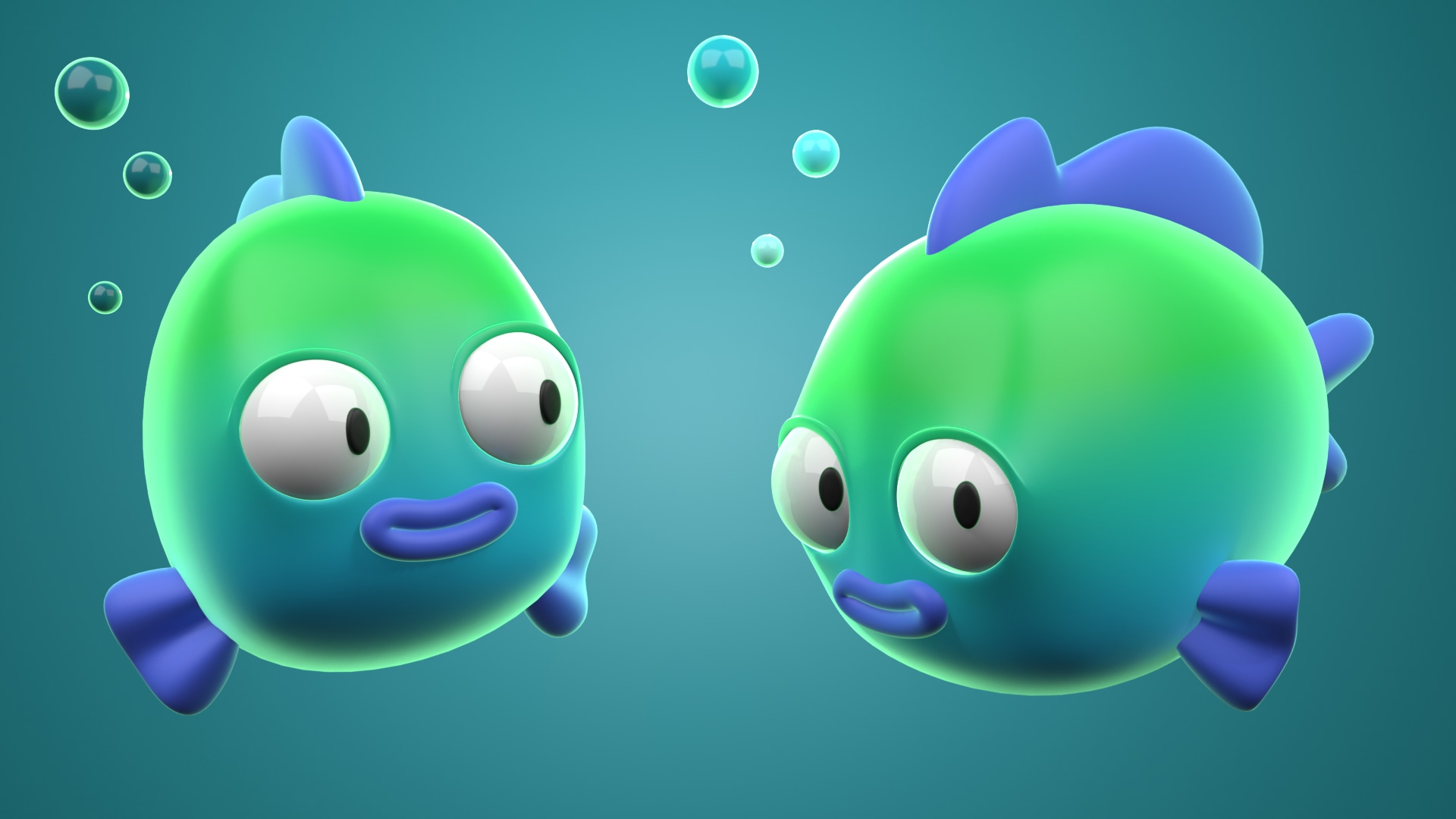 Poissons Blender Lowpoly par Vany