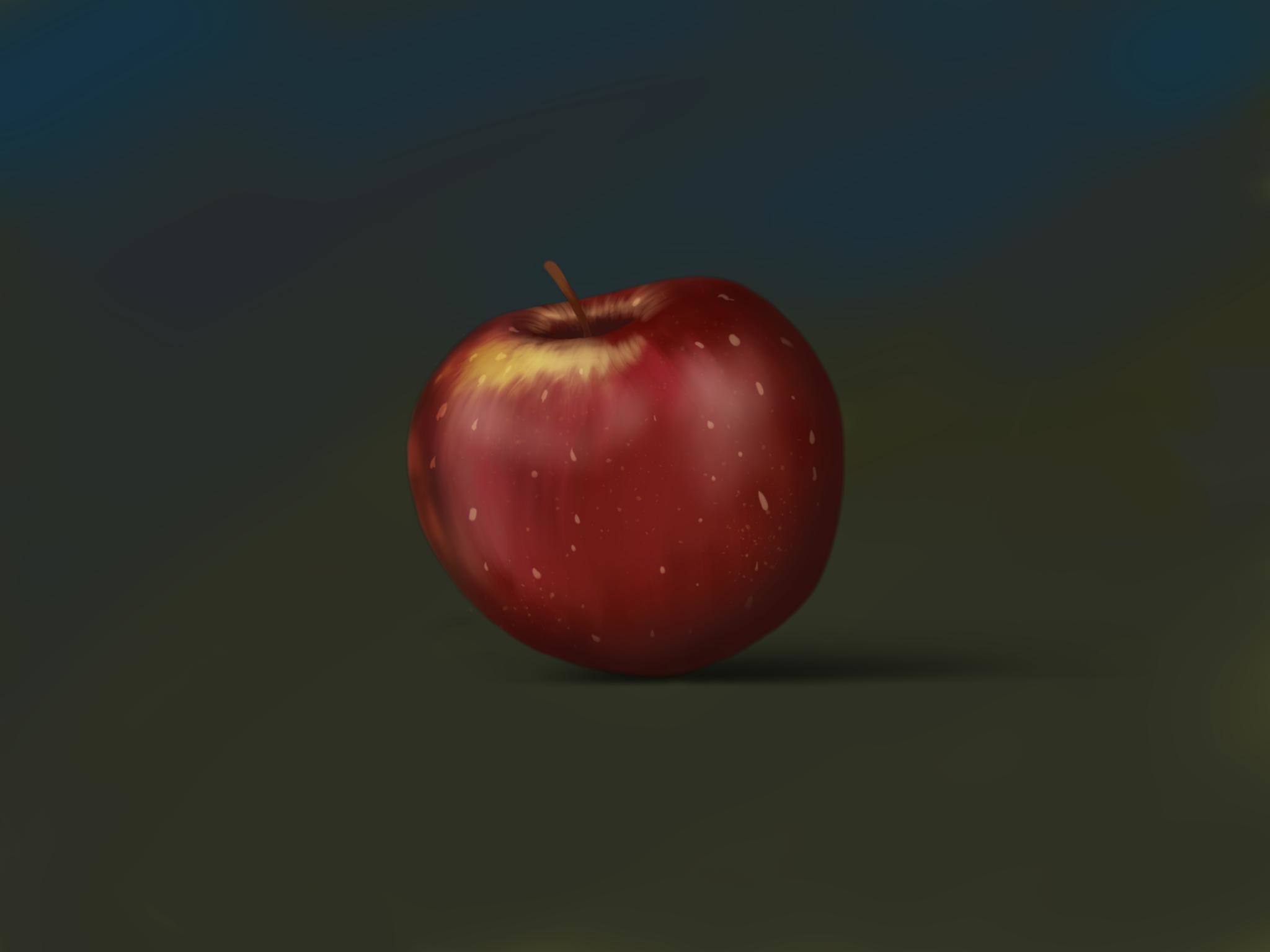 Une pomme. par feil