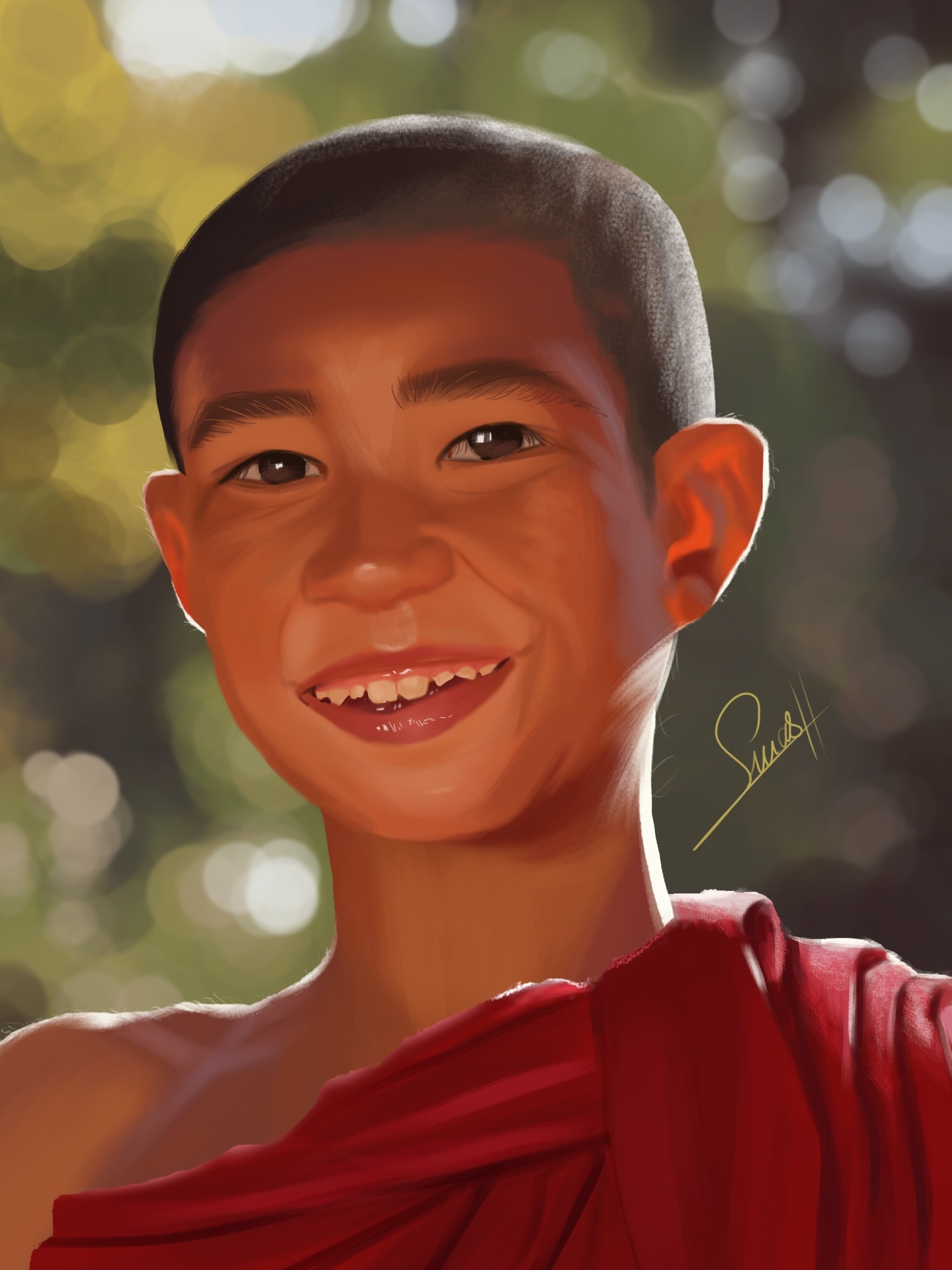 Enfant moine par smash_no_jutsu