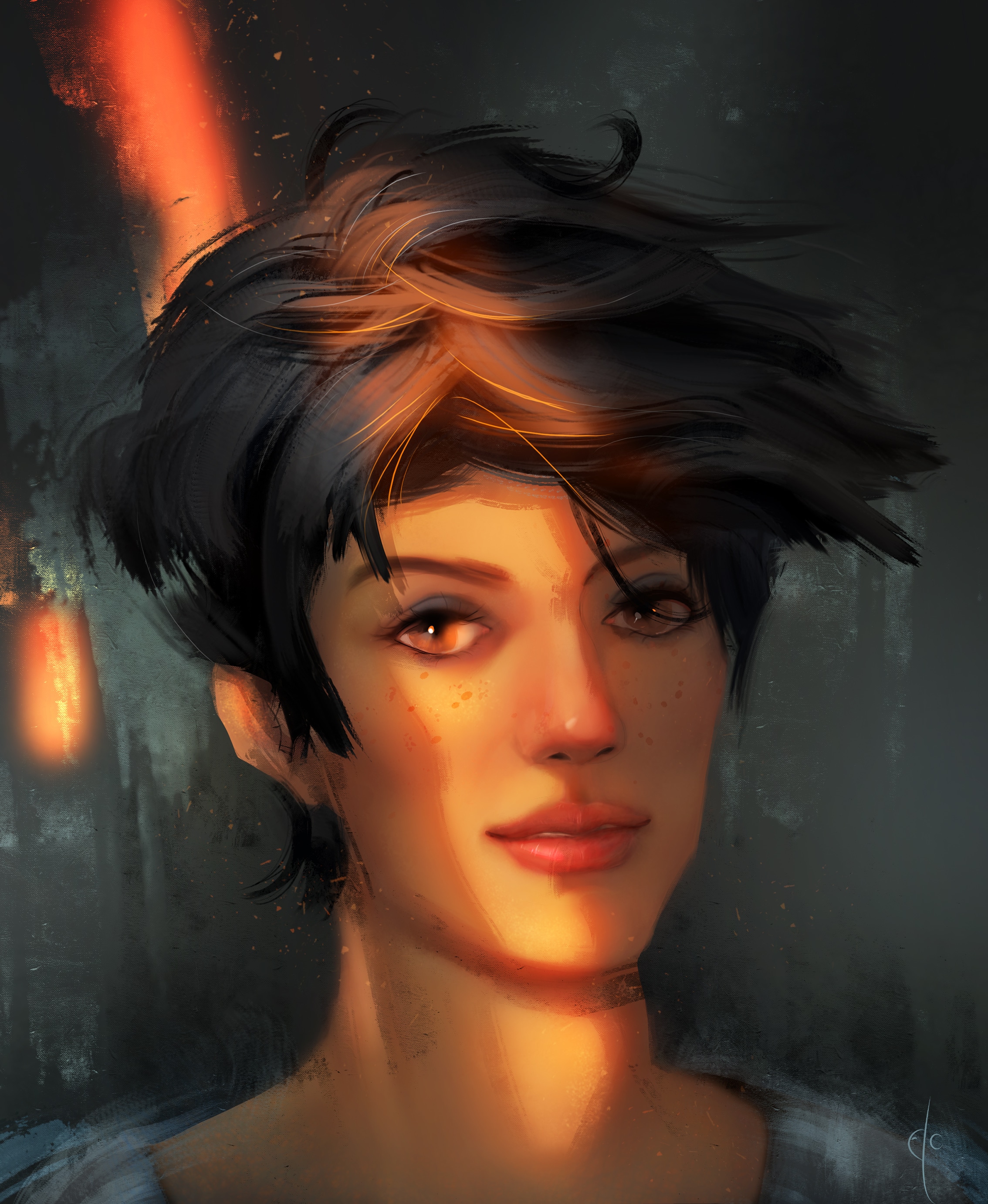 Etude portrait par Vanhou