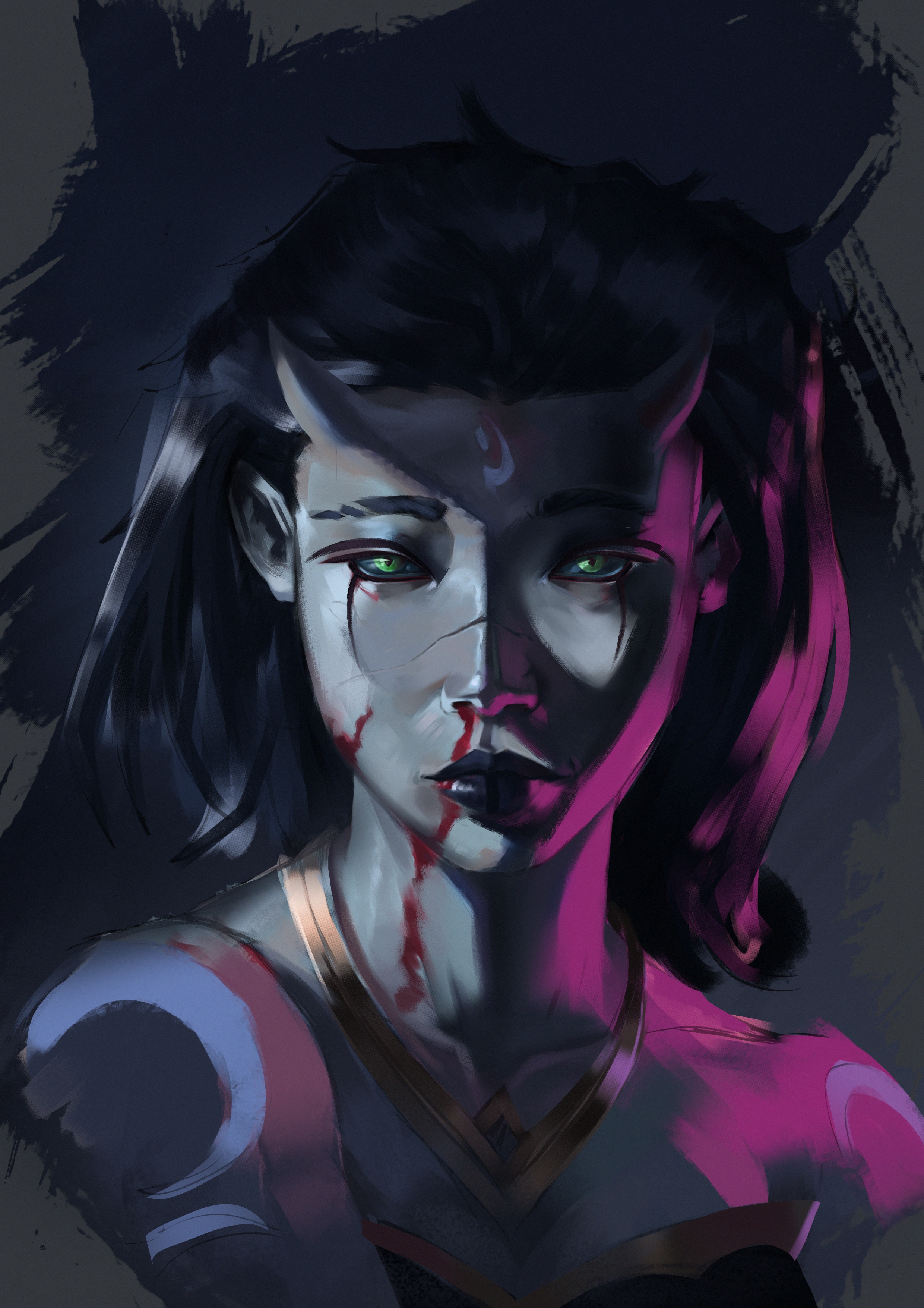 Elf portrait par Kabouto