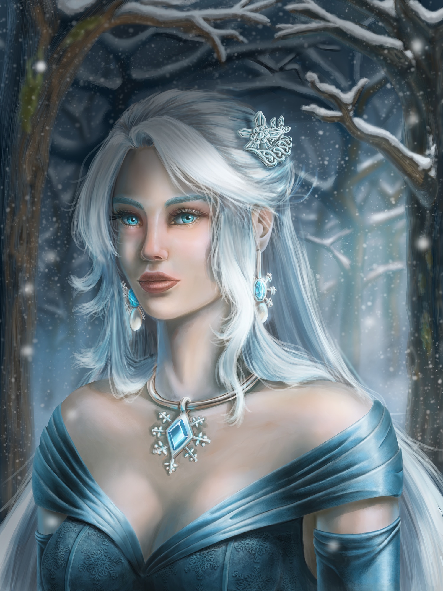 reine des neiges par Julie L