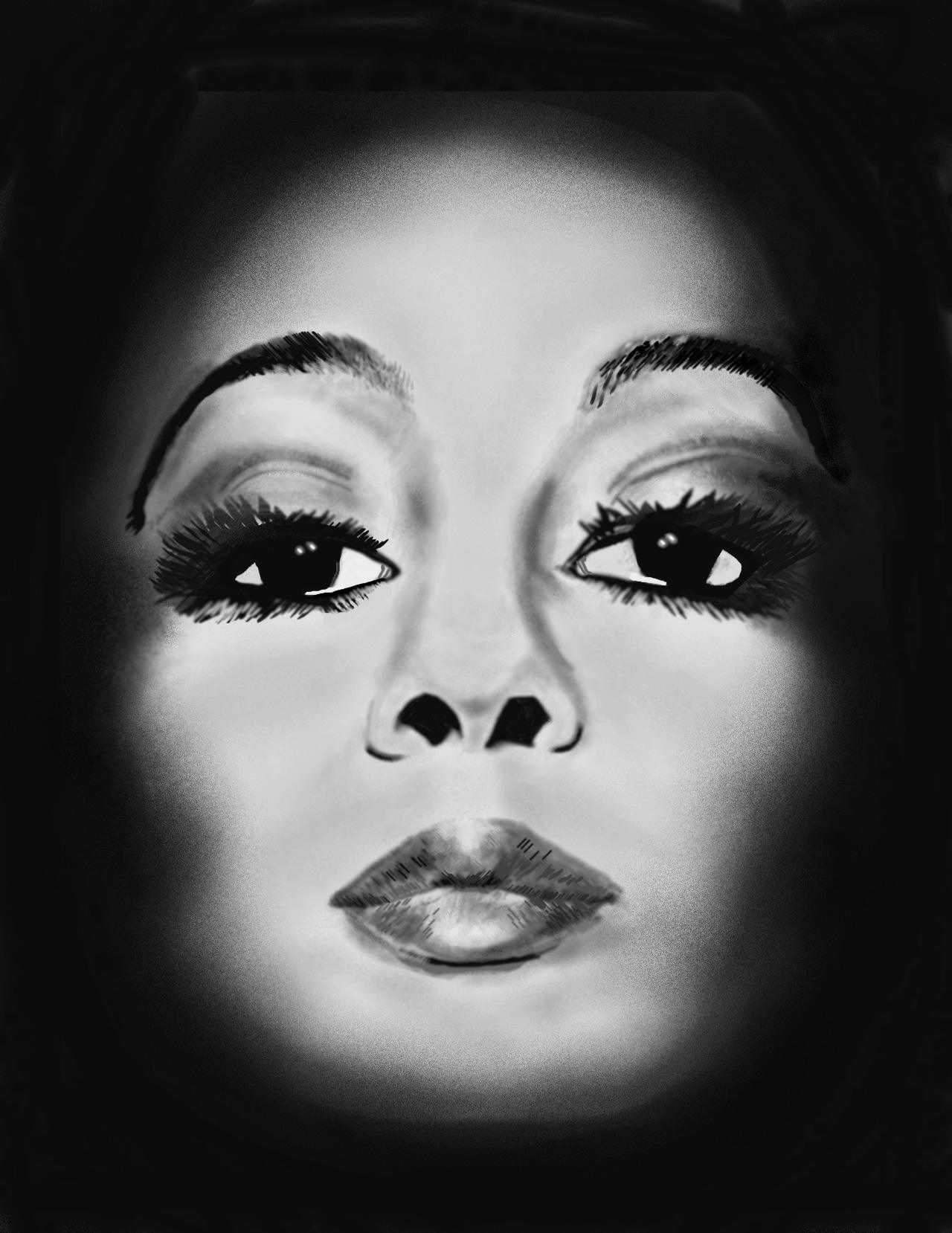 Tentative de portrait à la souris par starman