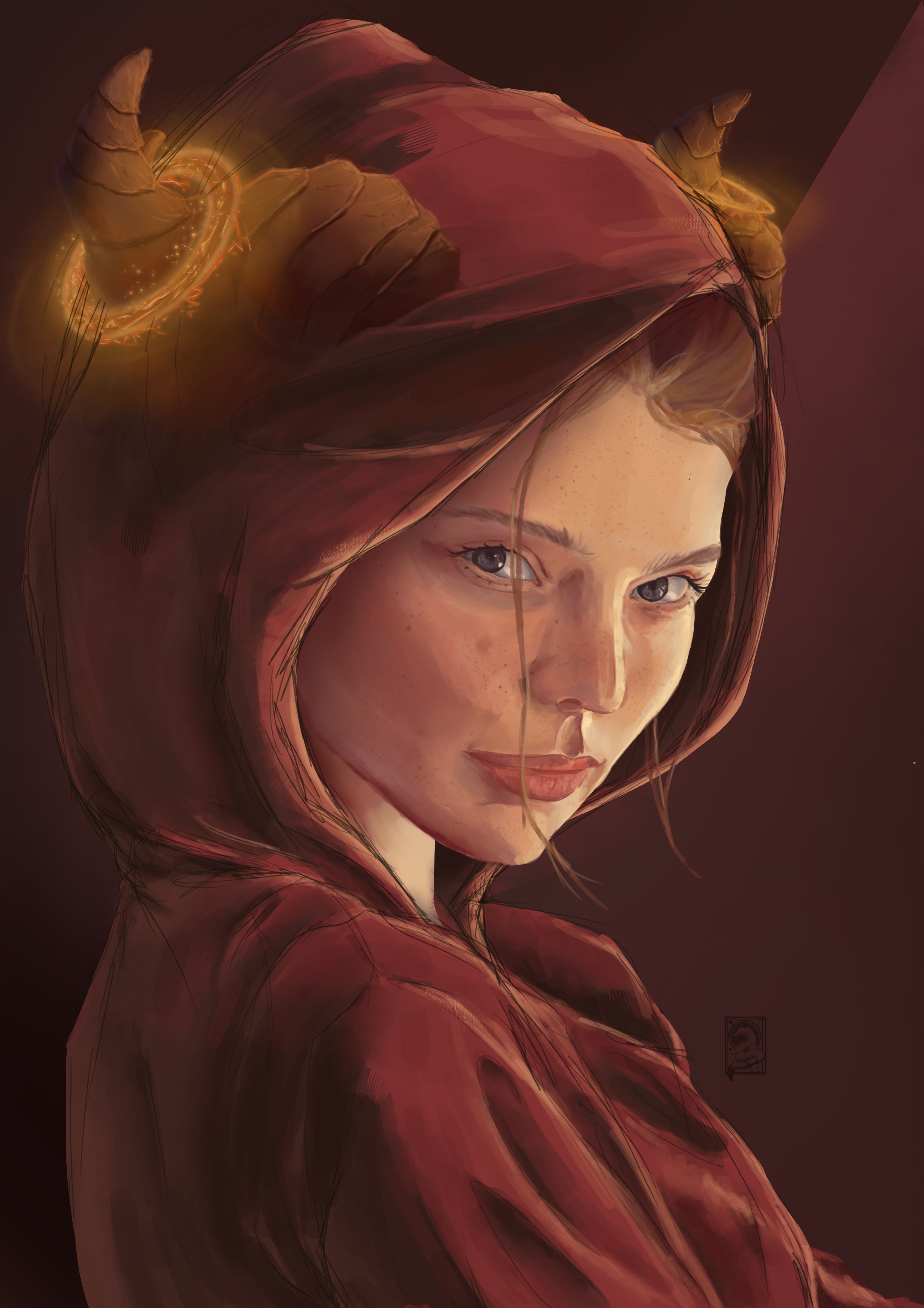 Démone portrait par ALArts