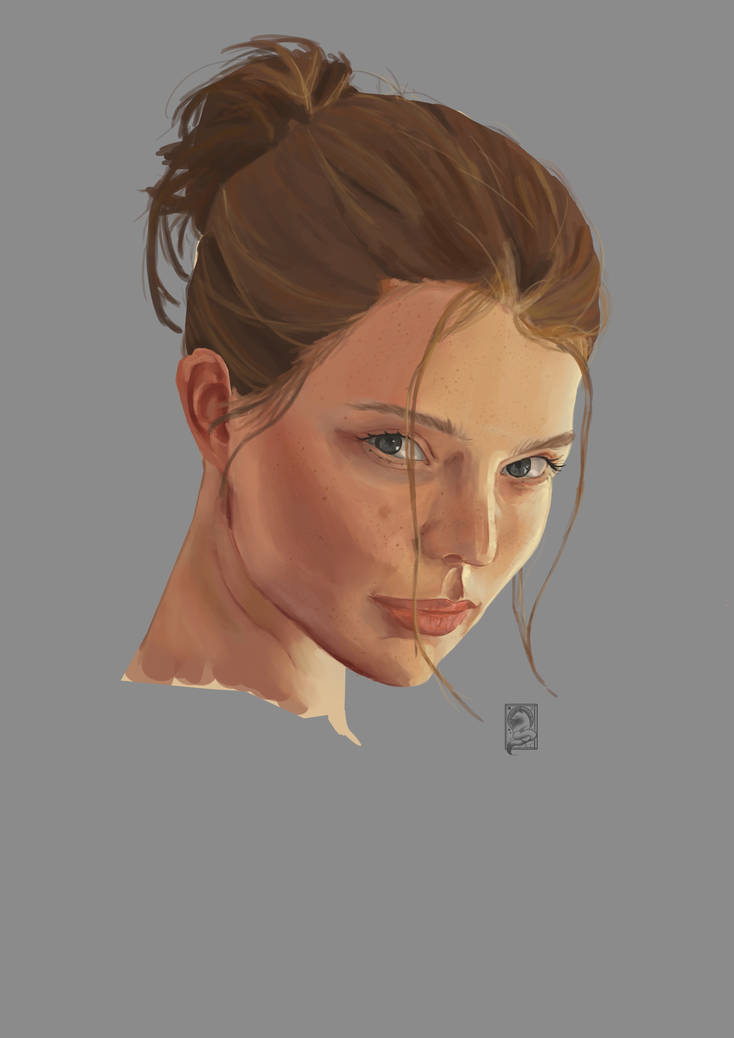 Study portrait 3(skin) par ALArts