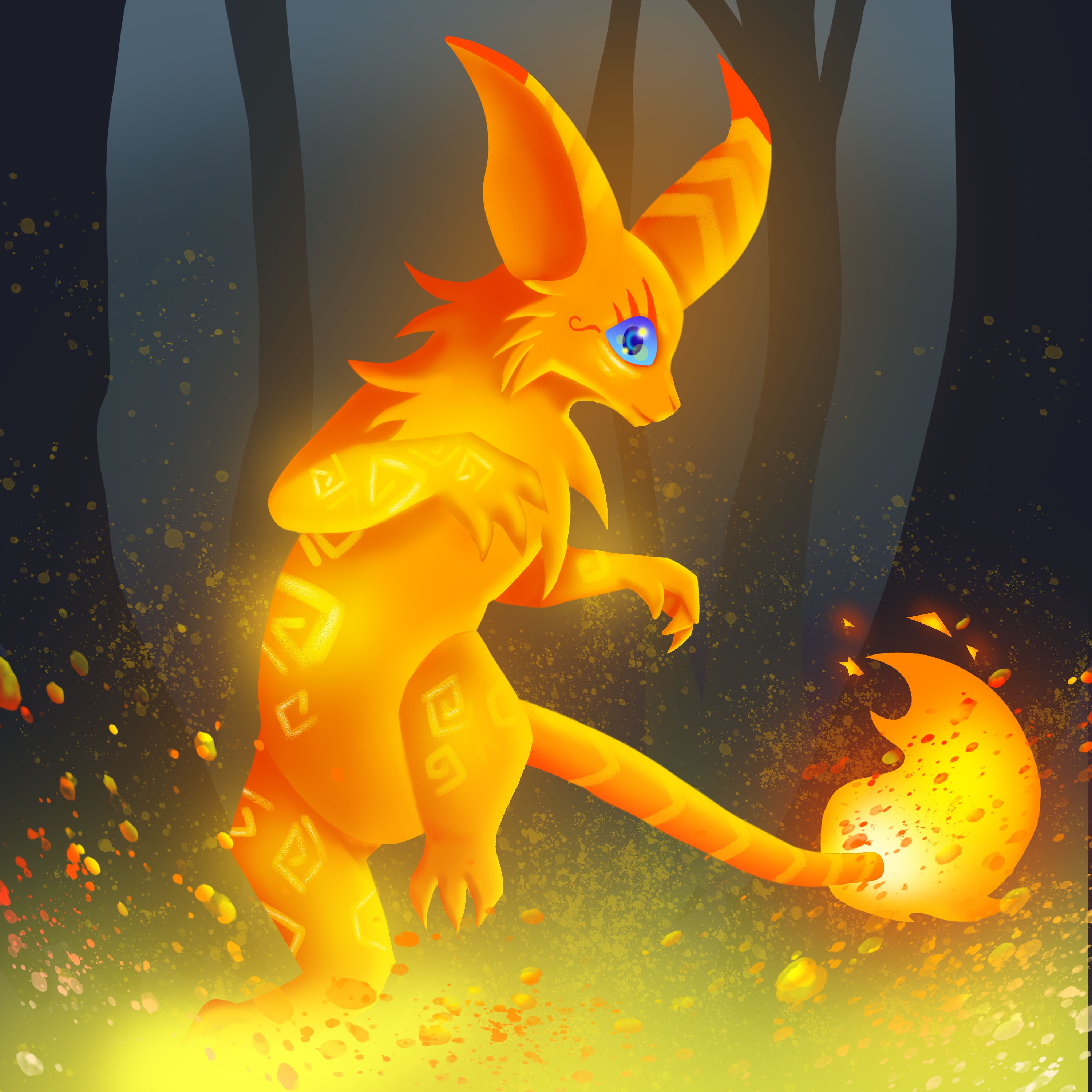Digital painting du CH0 par lisa_dechaux