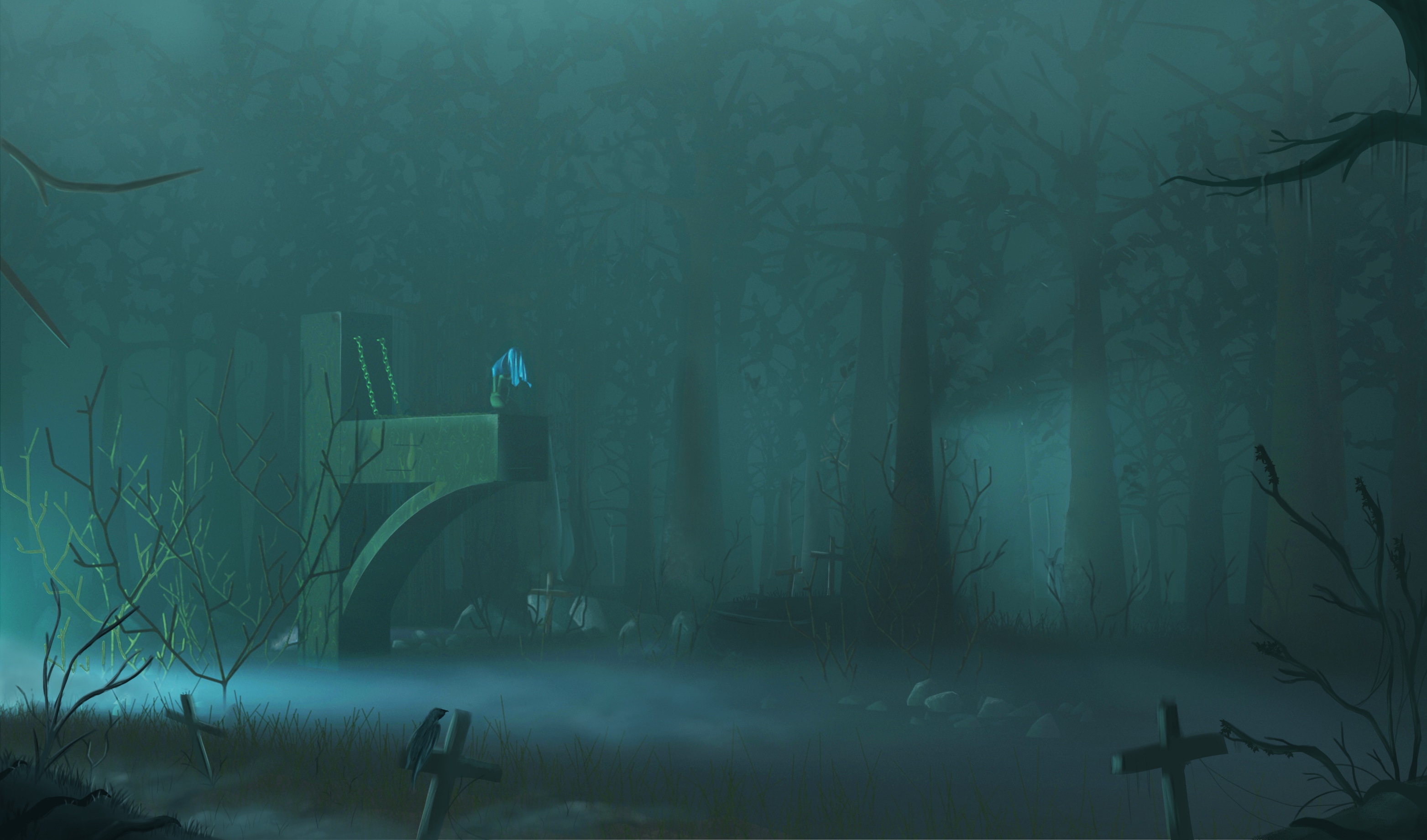 illustration darkfantasy par Plume
