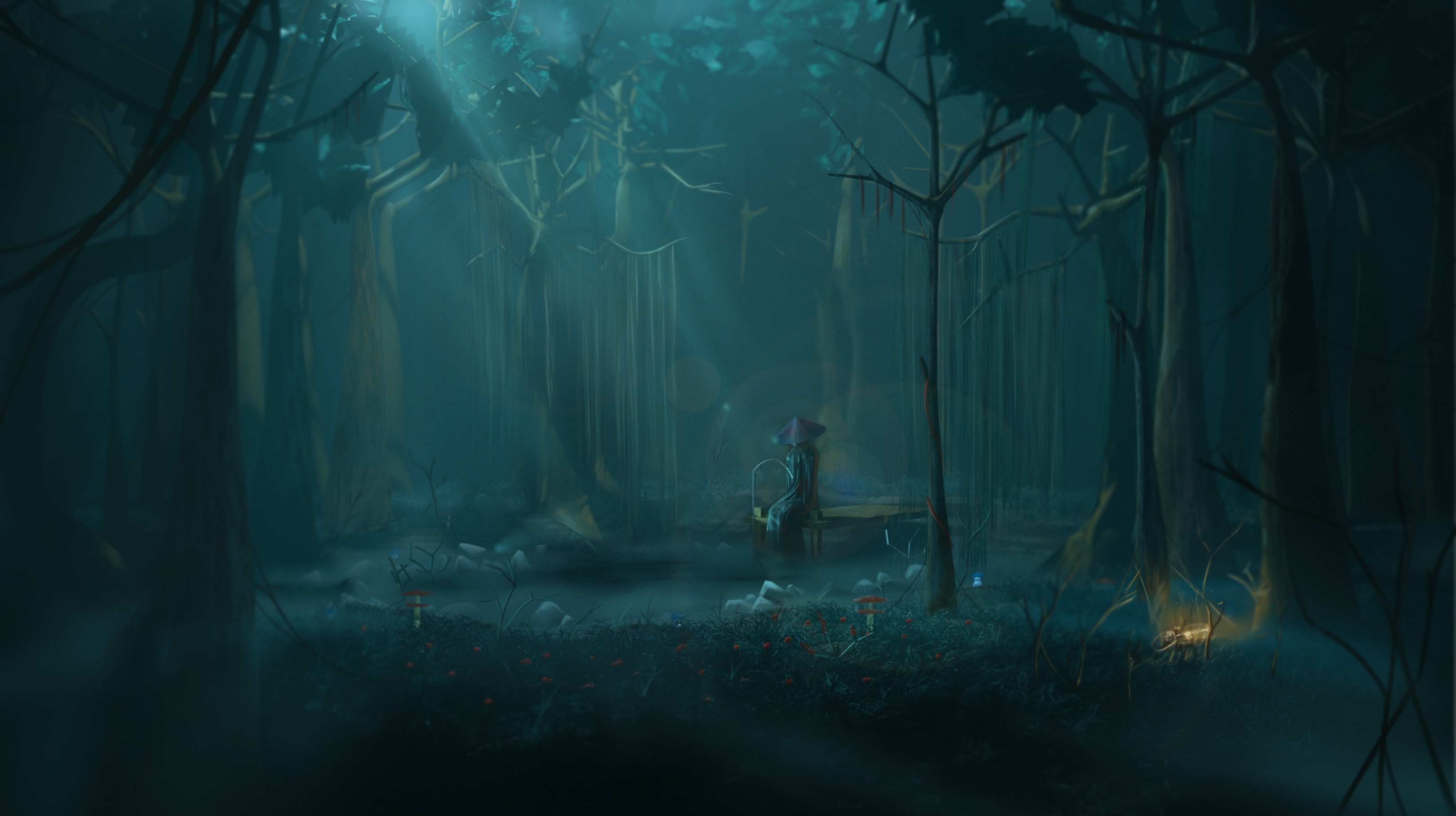 Balade en forêt par Plume