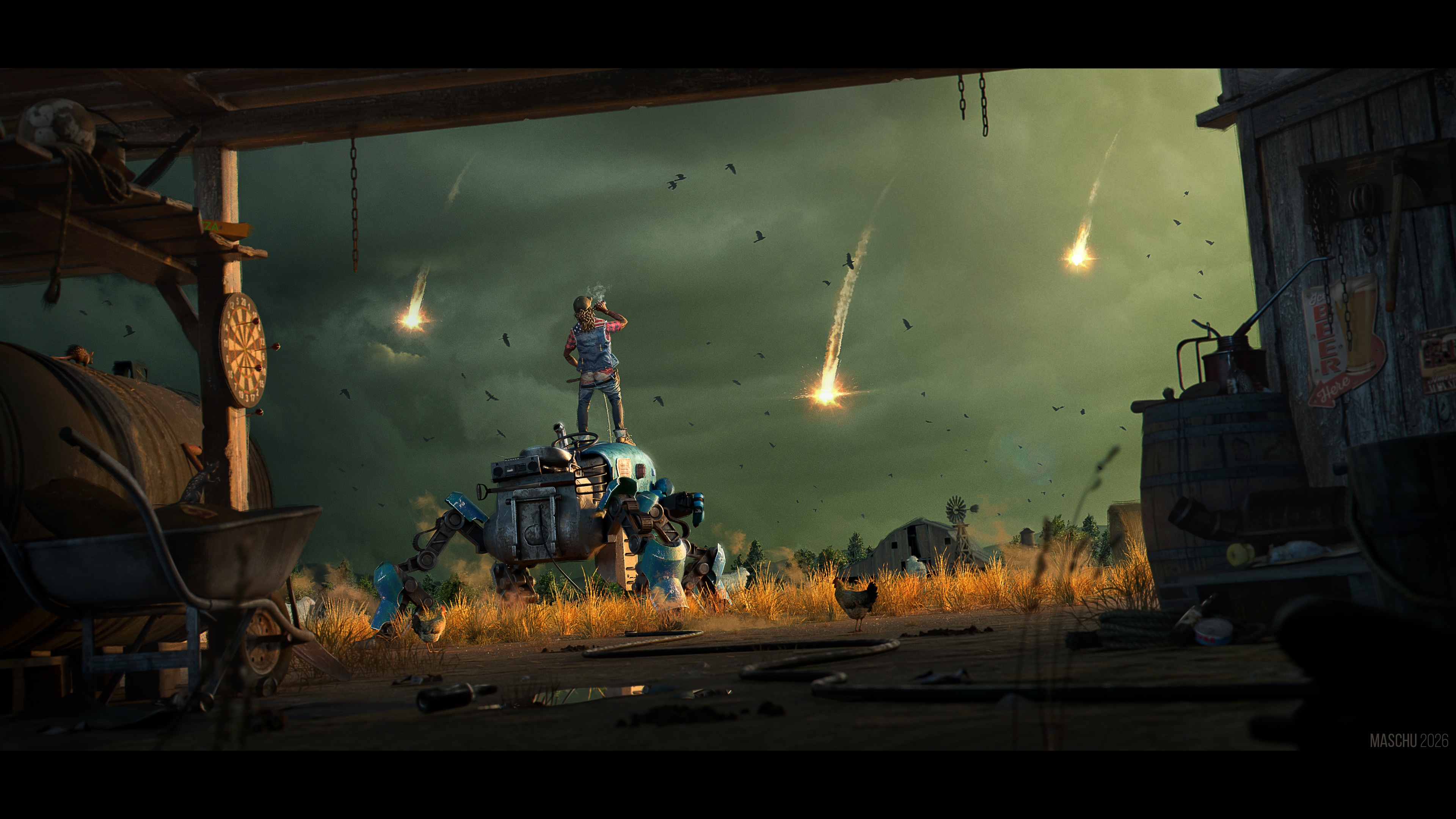 WELL, DAMN ! par Maschu