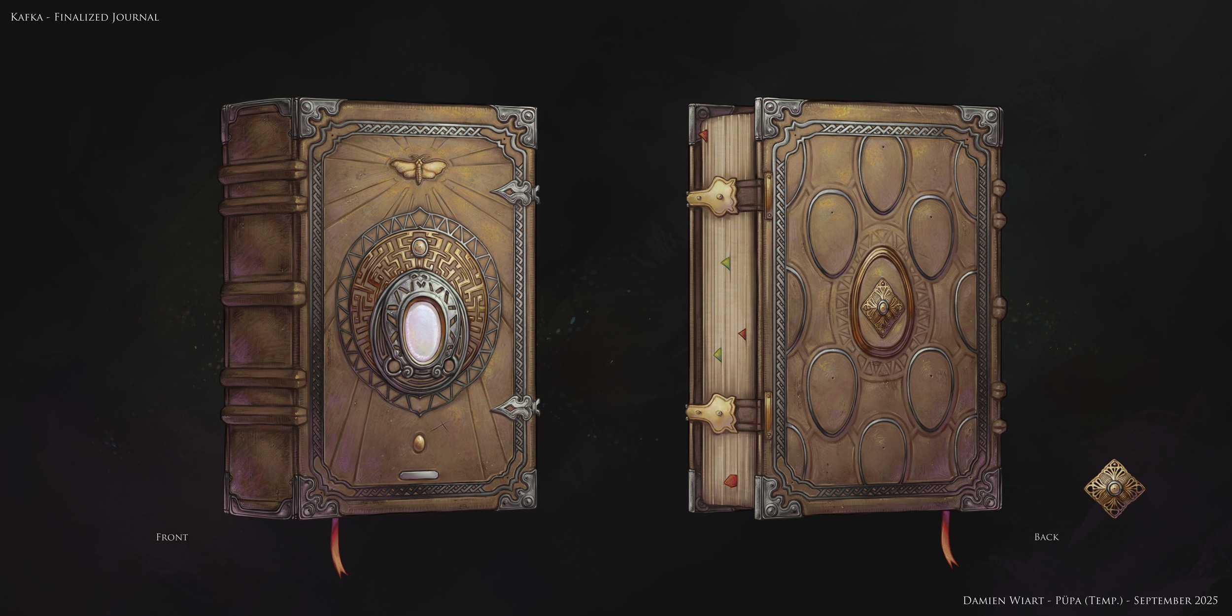 Prop Design, pour Püpa : Journal de Kafka par damien_wiart