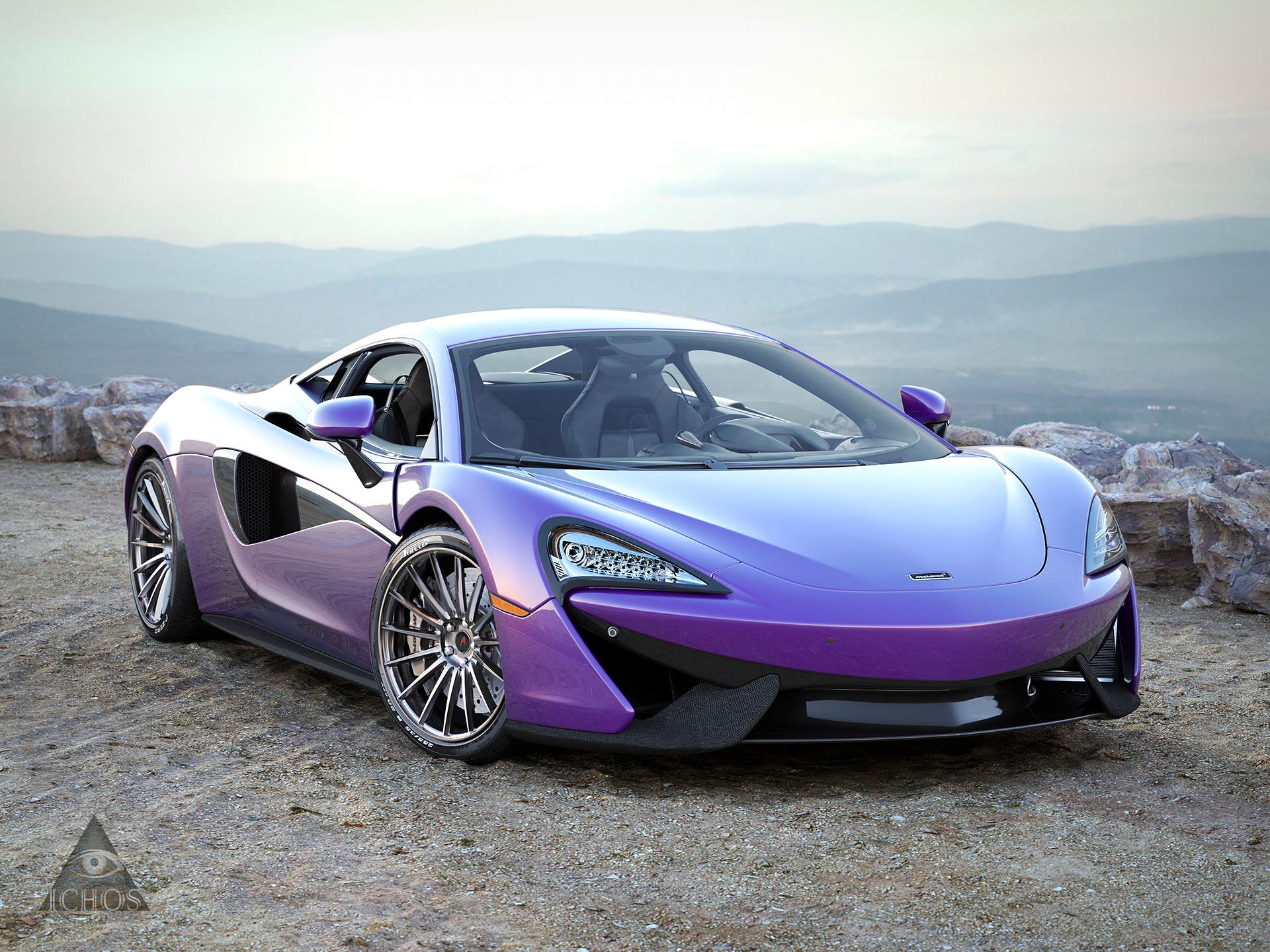 Point of Vue - Purple Sun par angelesteban