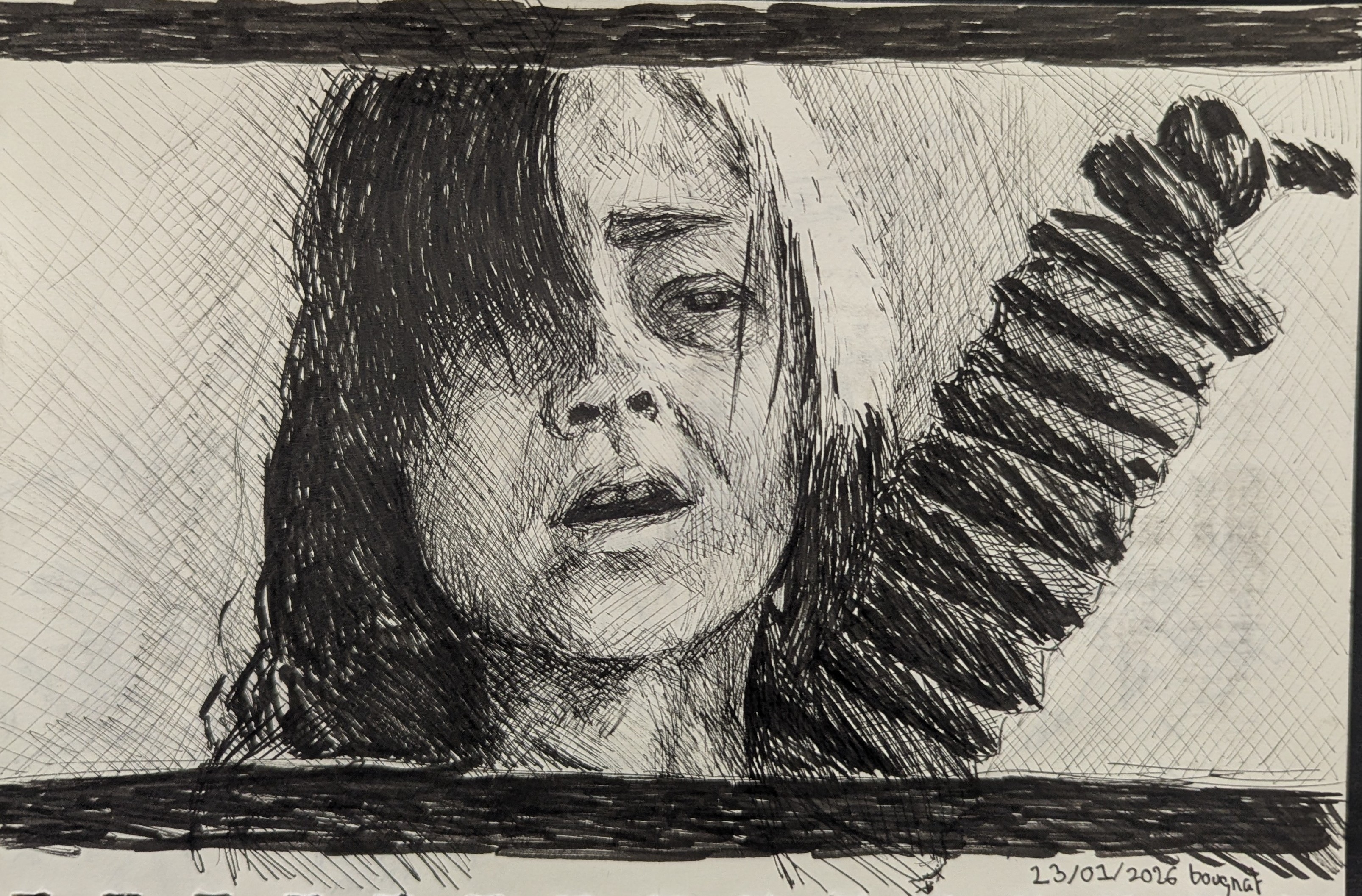 Tradi - Etudes aux feutres fins par bougnat