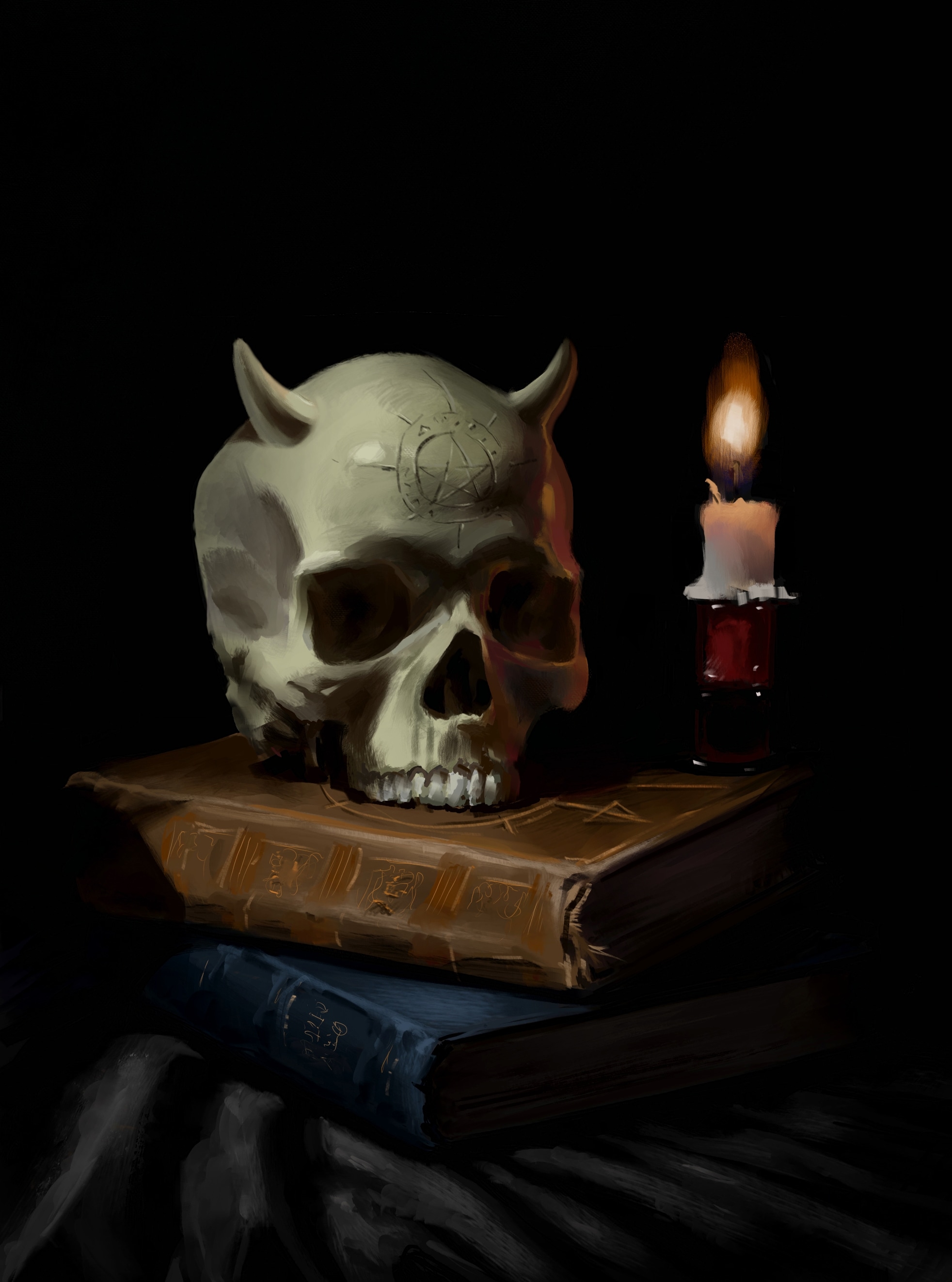 Black Magic Skull par Caro