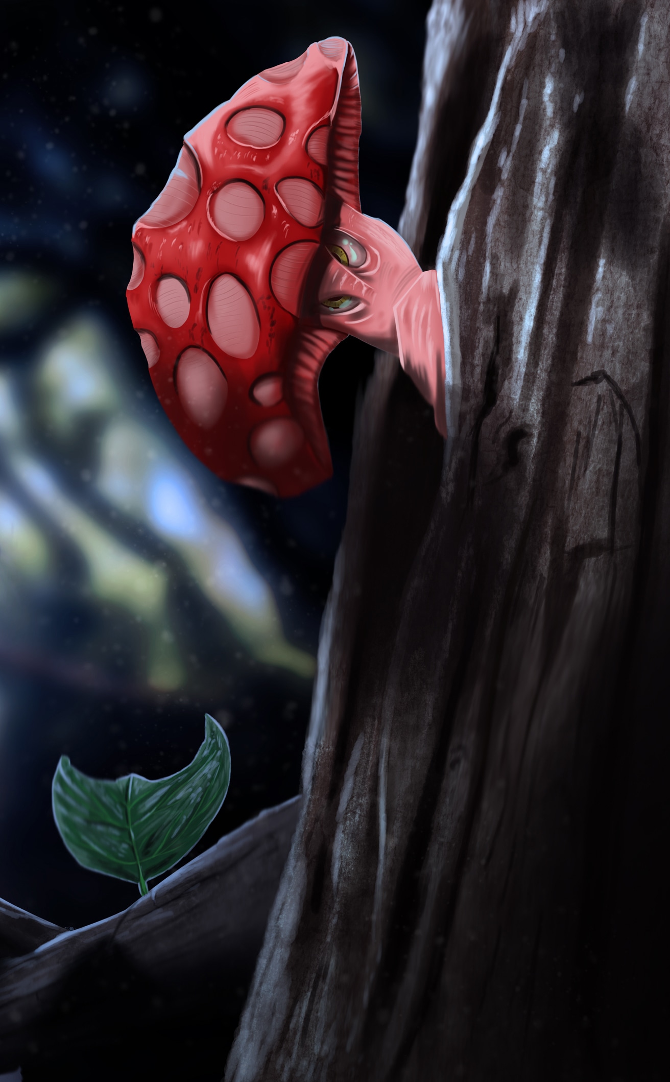 champignon speed painting par ateo9480