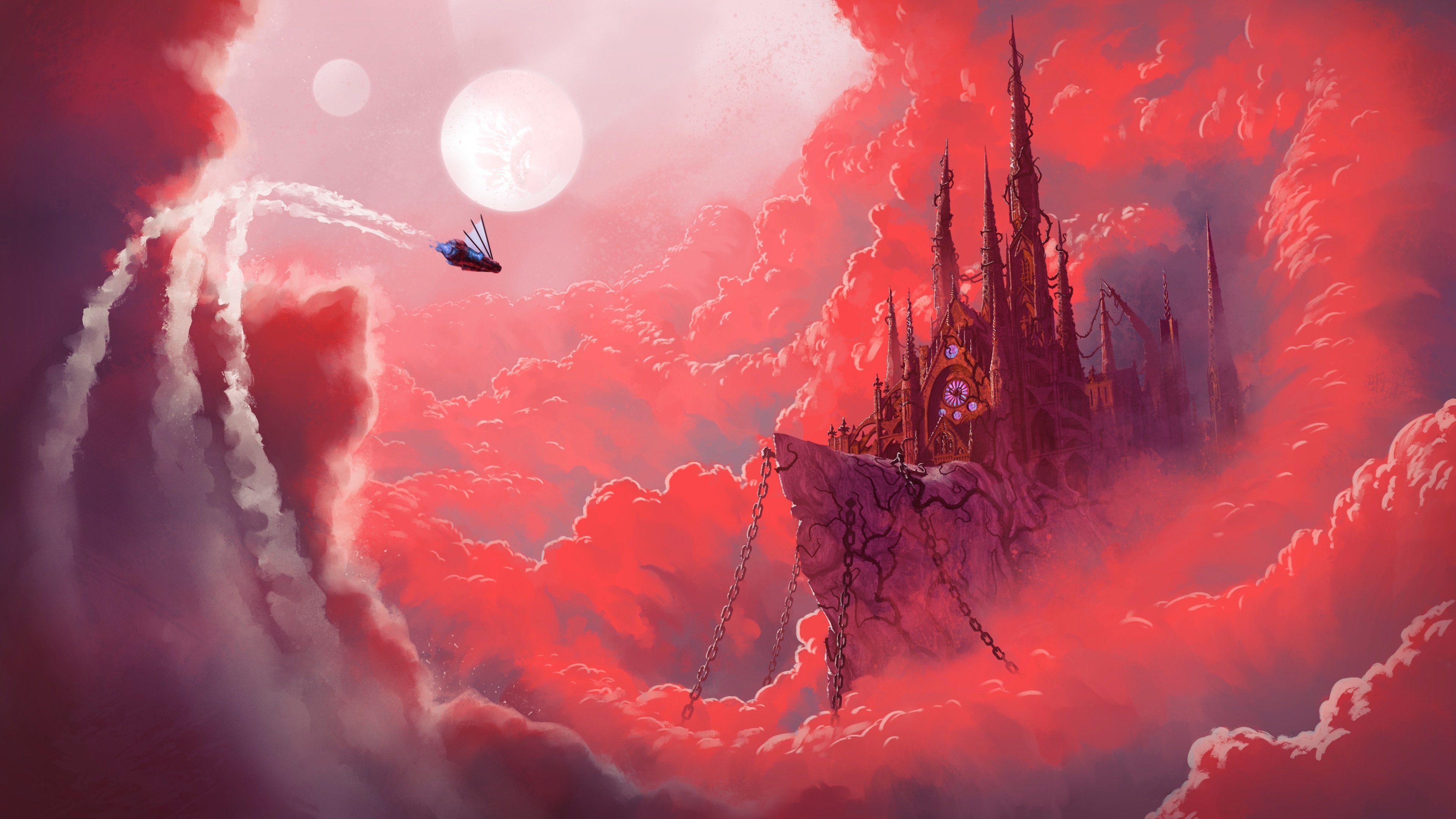 Red clouds redraw 1.5 years later par lounac