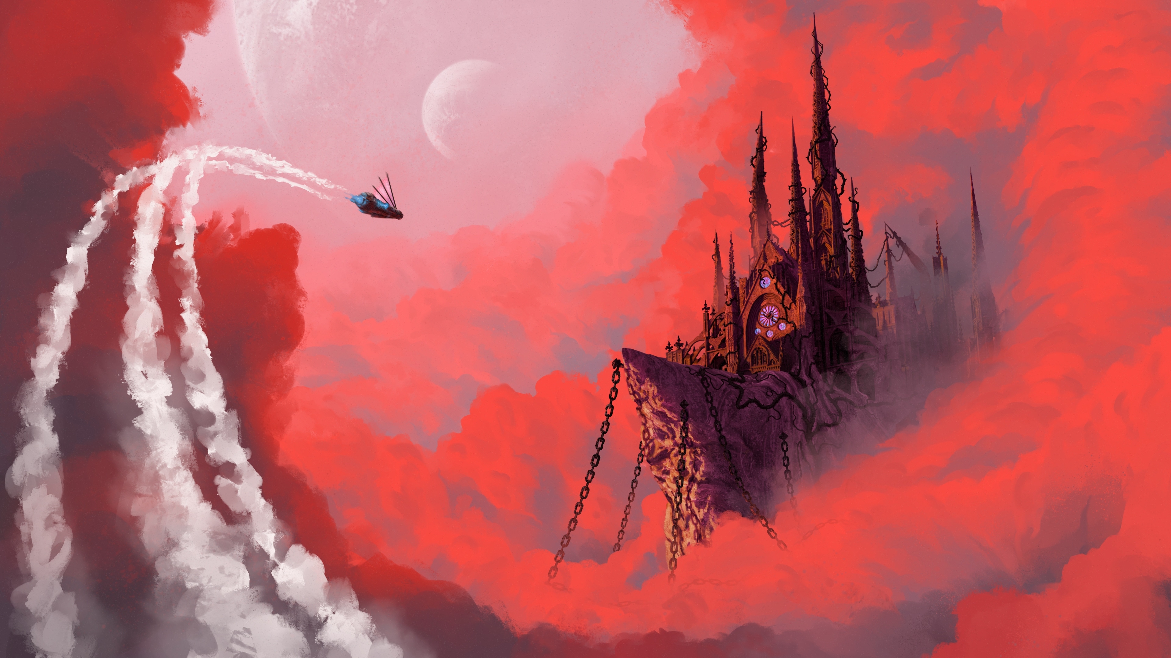 Red clouds redraw 1.5 years later par lounac