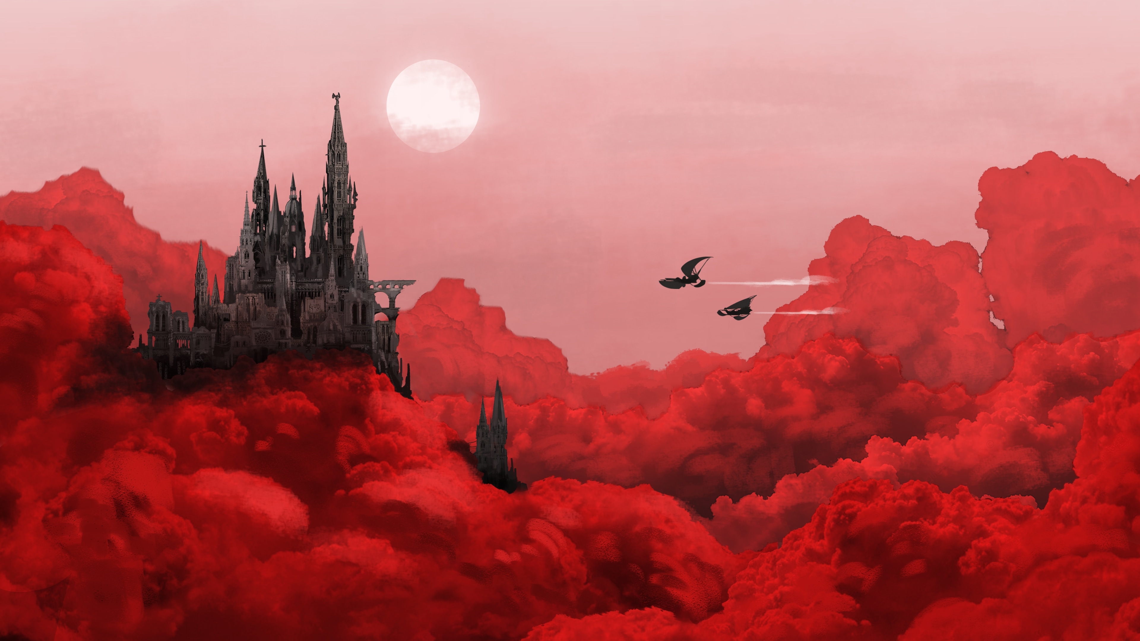 Red clouds redraw 1.5 years later par lounac