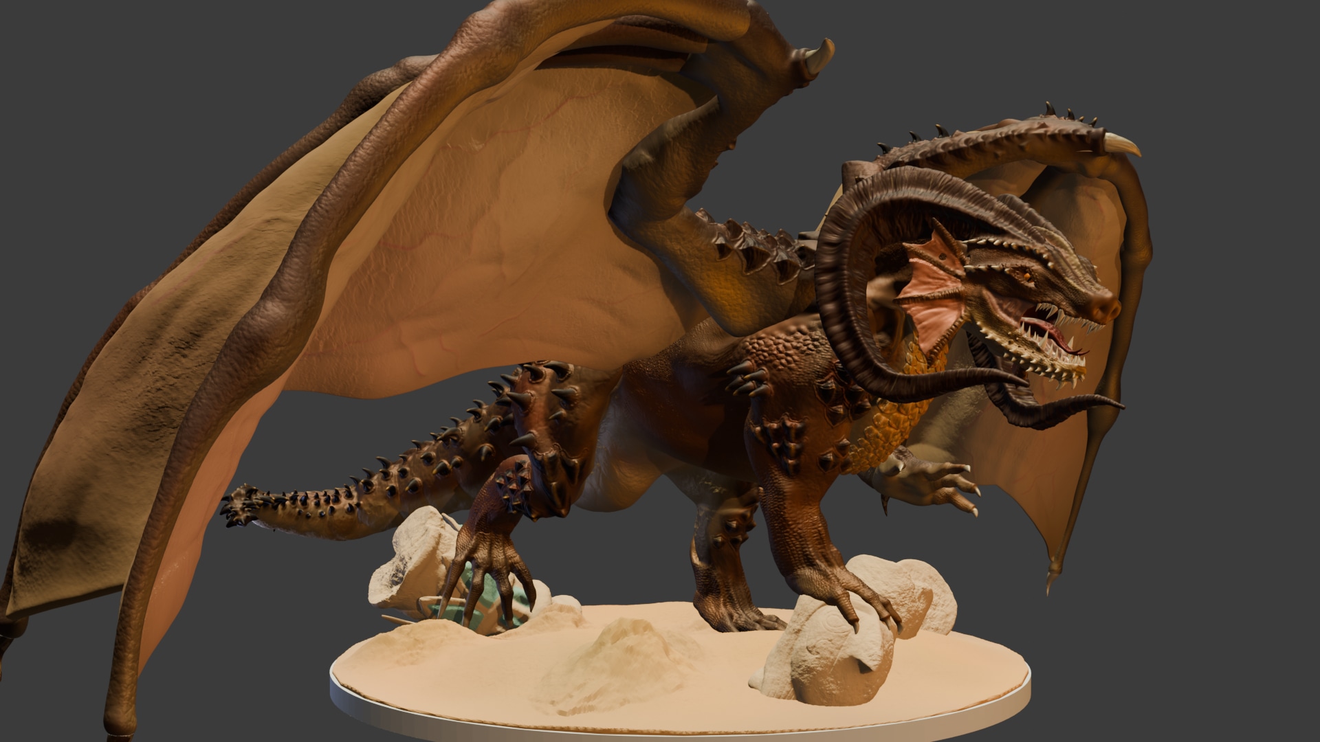 Dragon du désert par lothindil