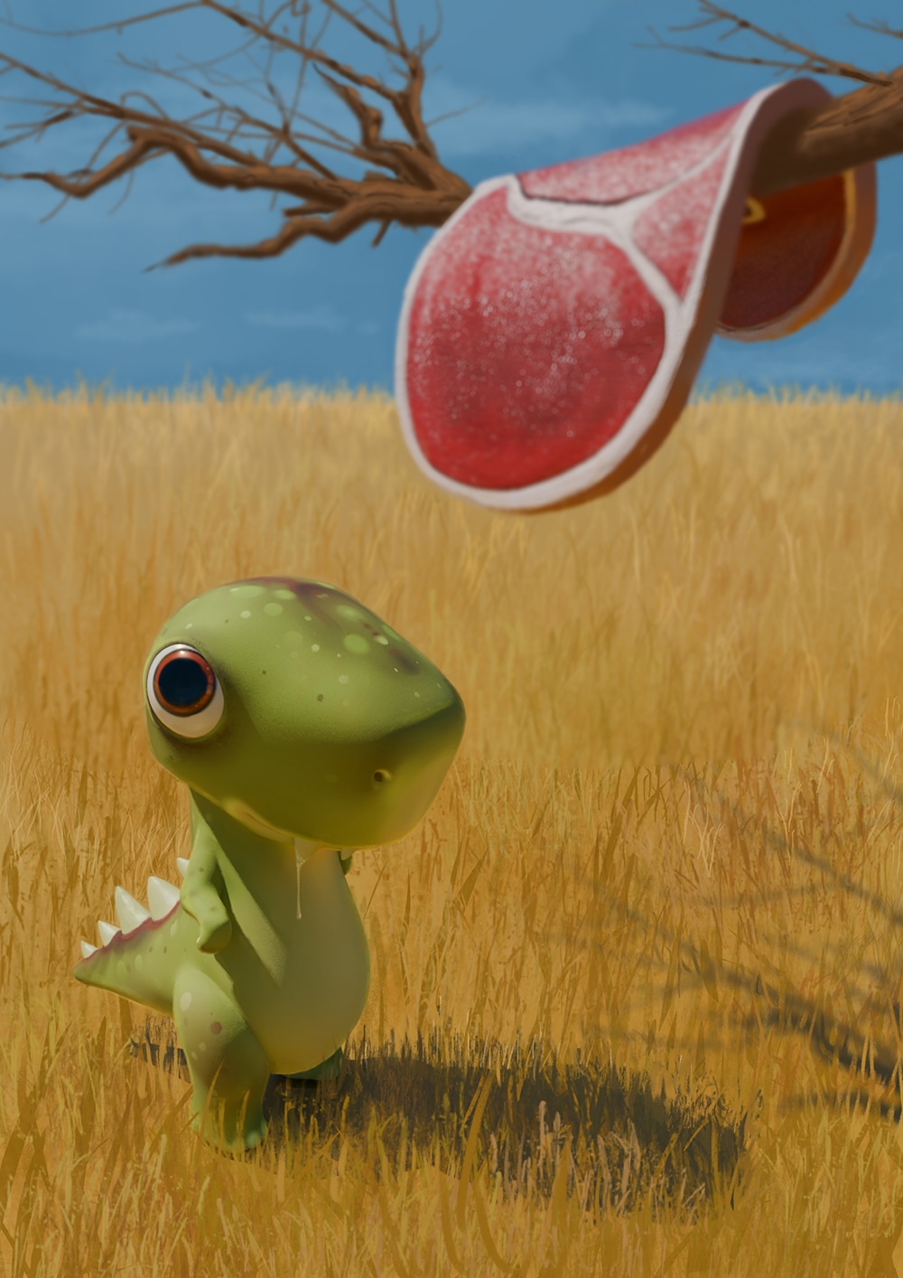 Bébé T-rex par Caro