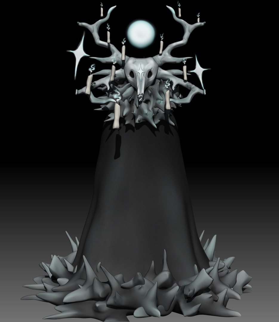 3D sculpt_Aku par lostsoul