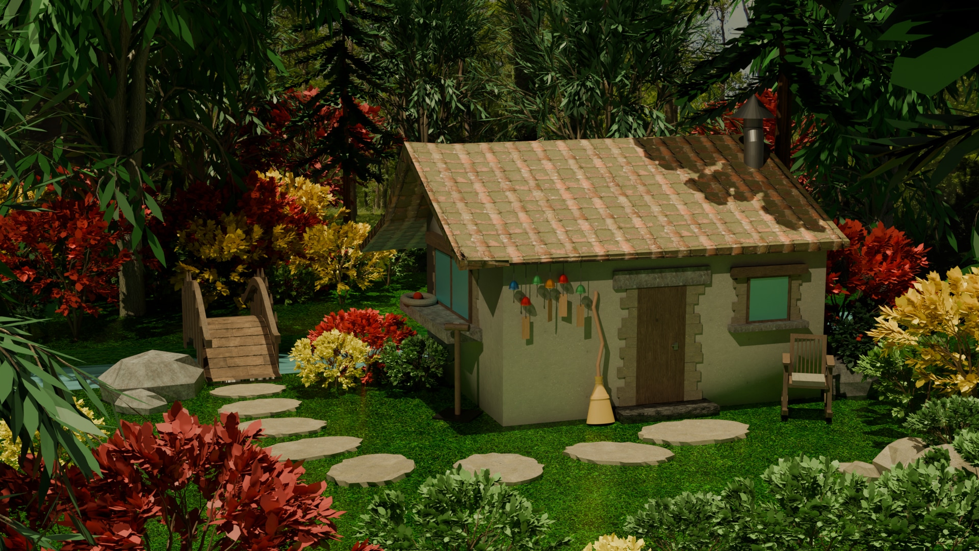 Maison de sorcière 3D par holdwig