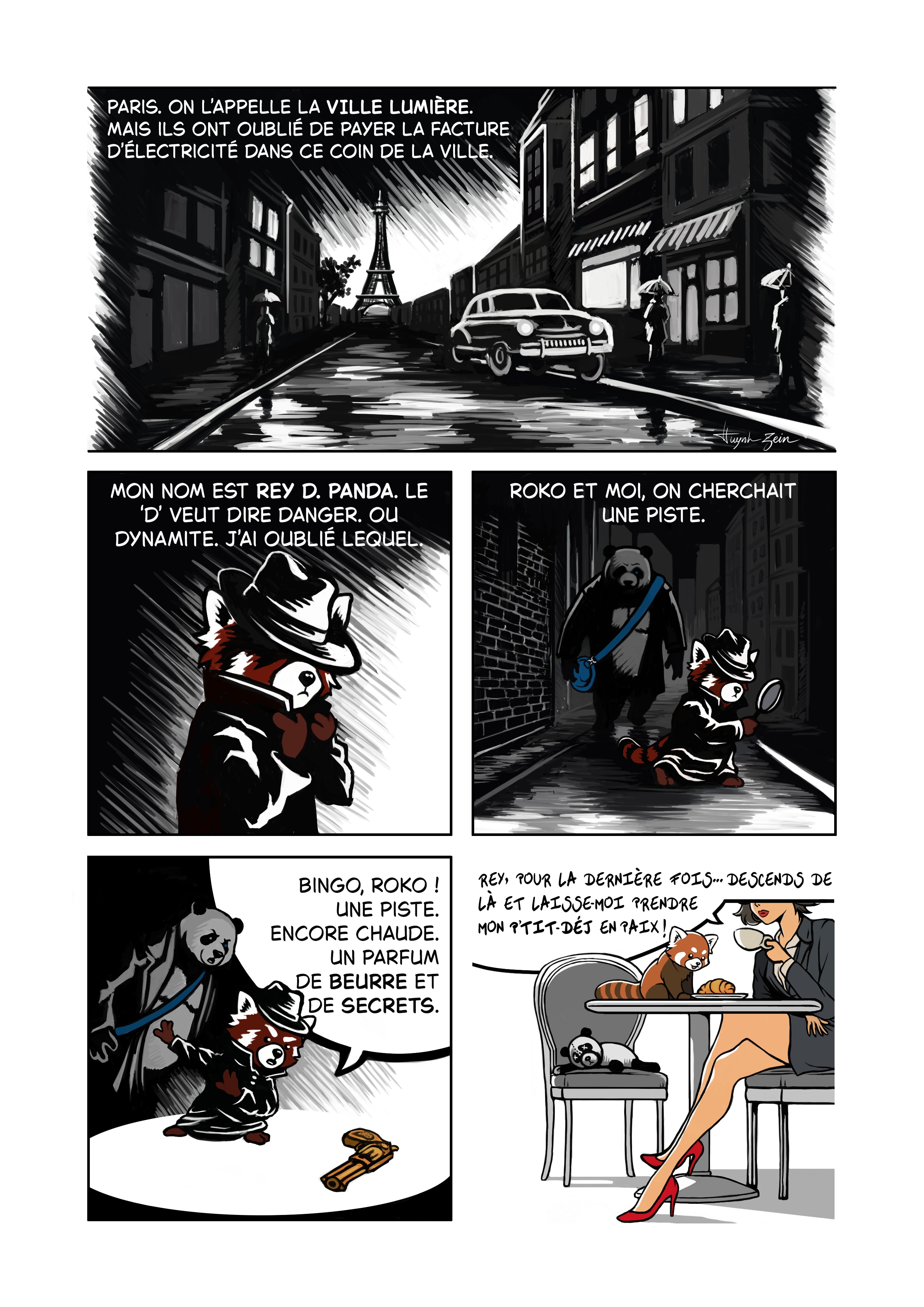 Rey & Roko in Panda Noir par chad