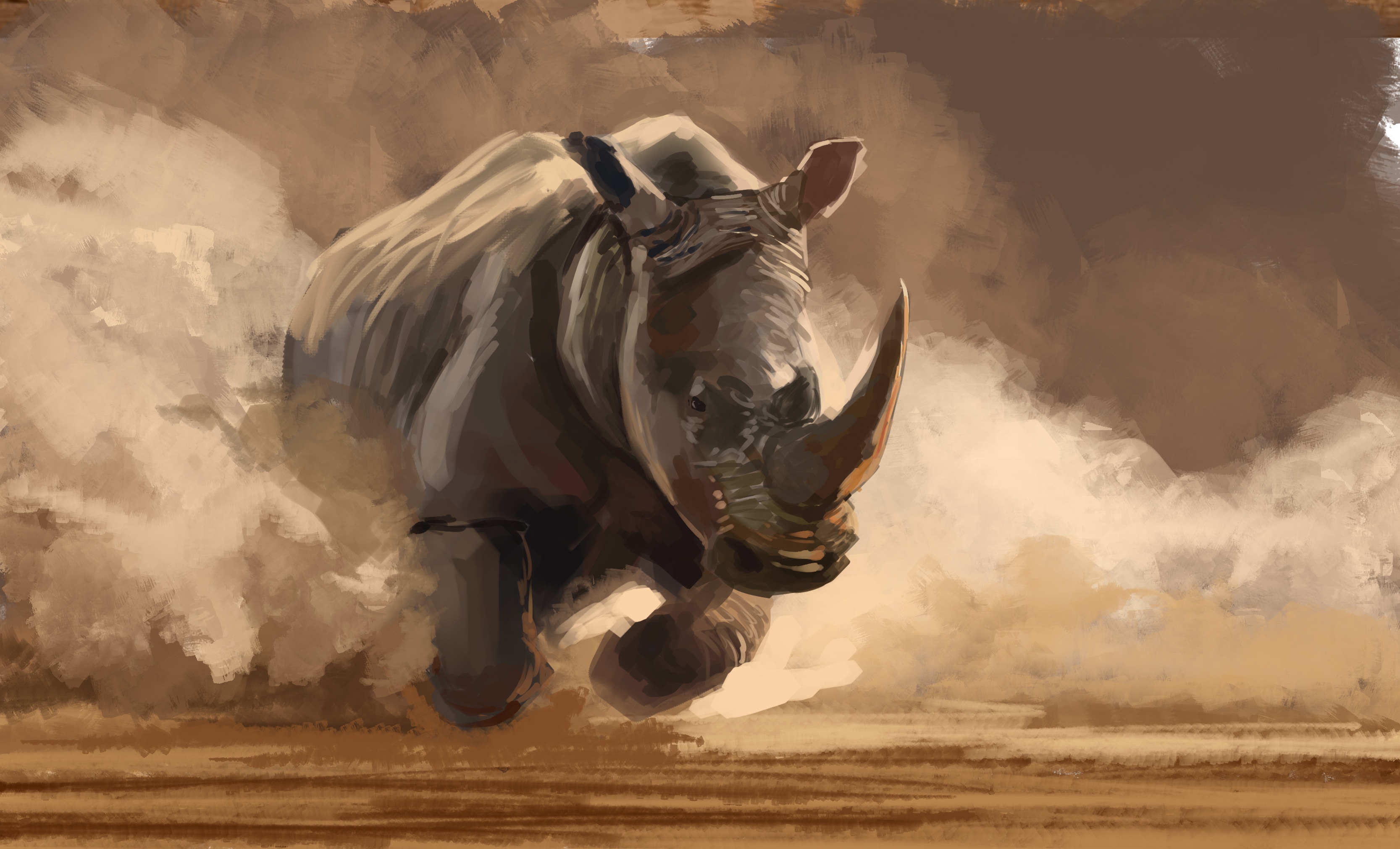 Rhino warmup sketch par Moscardino