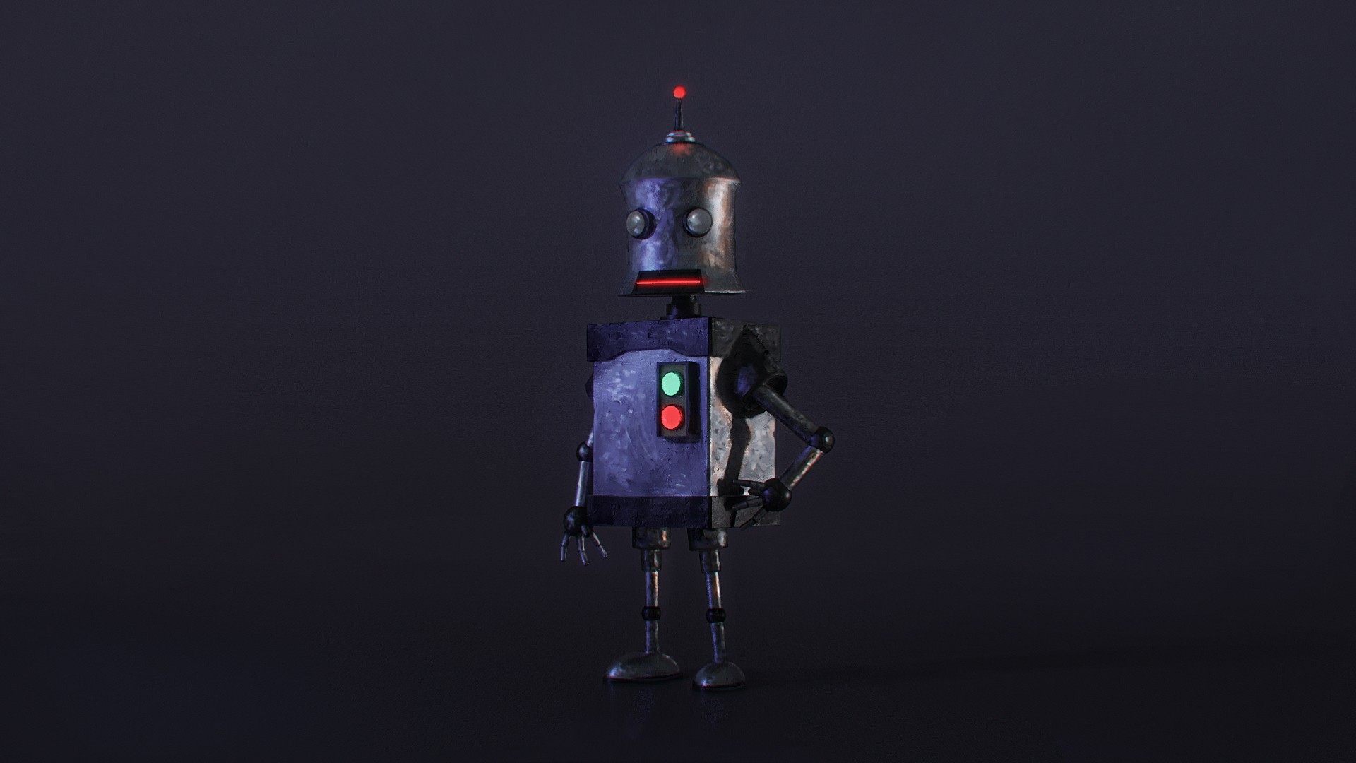 robots concept art par Alké