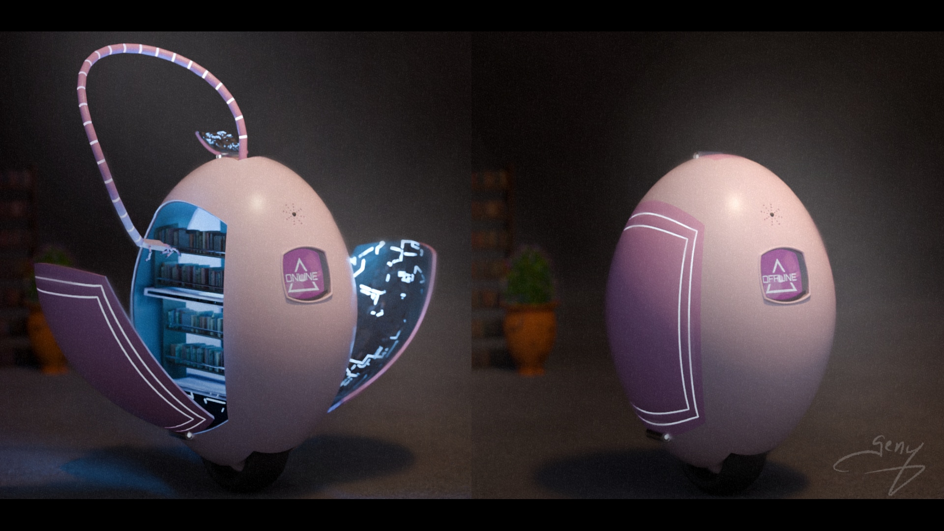 Robot-biblio par geny