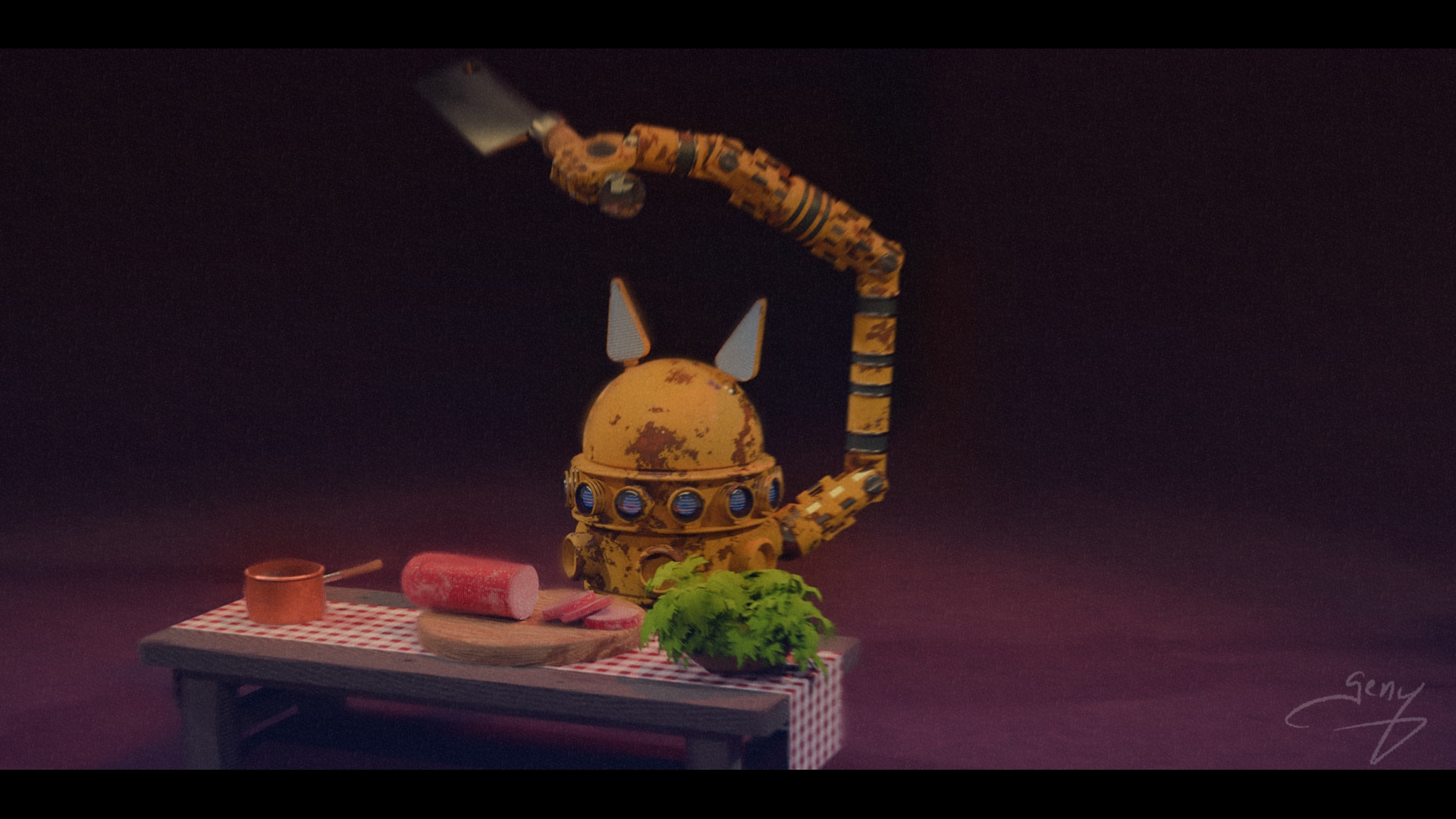 Robot-cuistot par geny