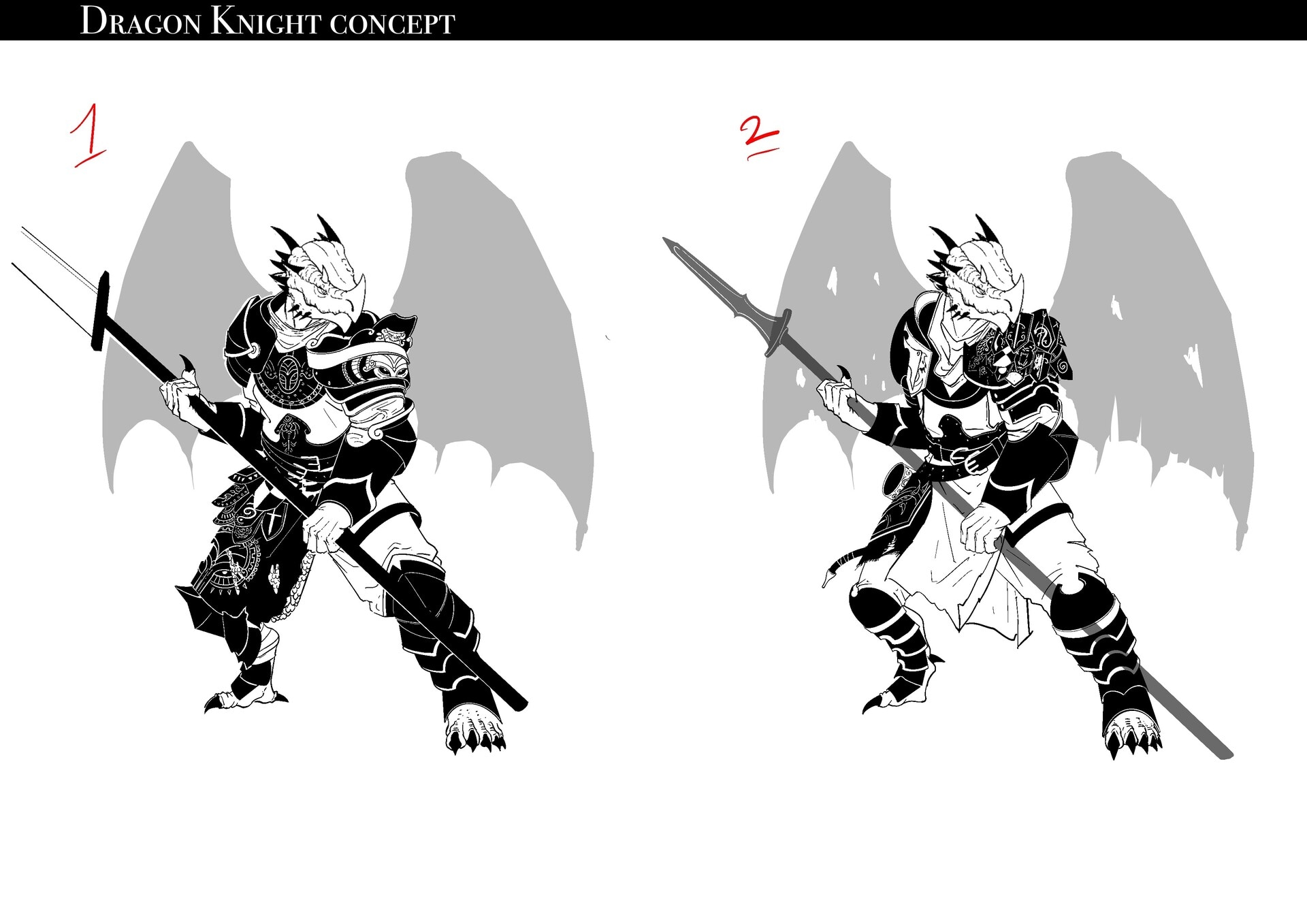 Chevalier Drakéïde par Ronan Quéré-Charvy