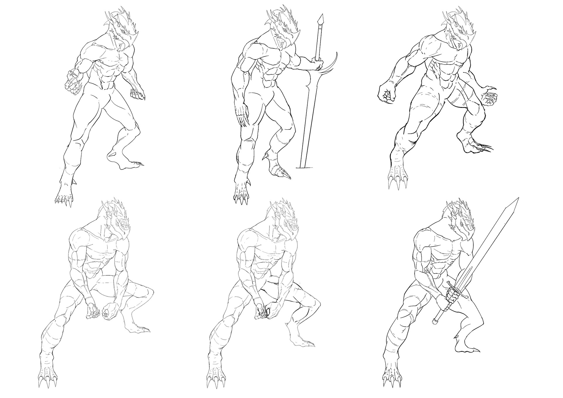 Chevalier Drakéïde par Ronan Quéré-Charvy