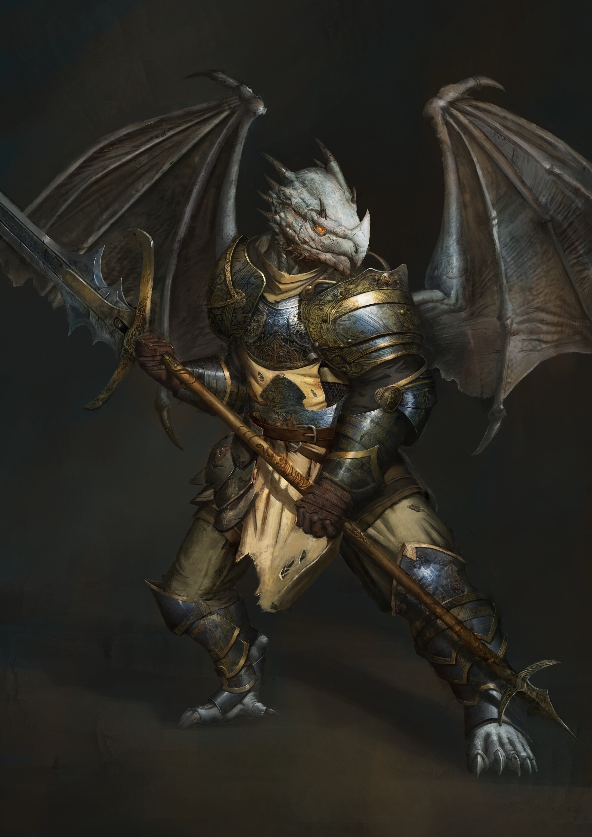 Chevalier Drakéïde par Ronan Quéré-Charvy