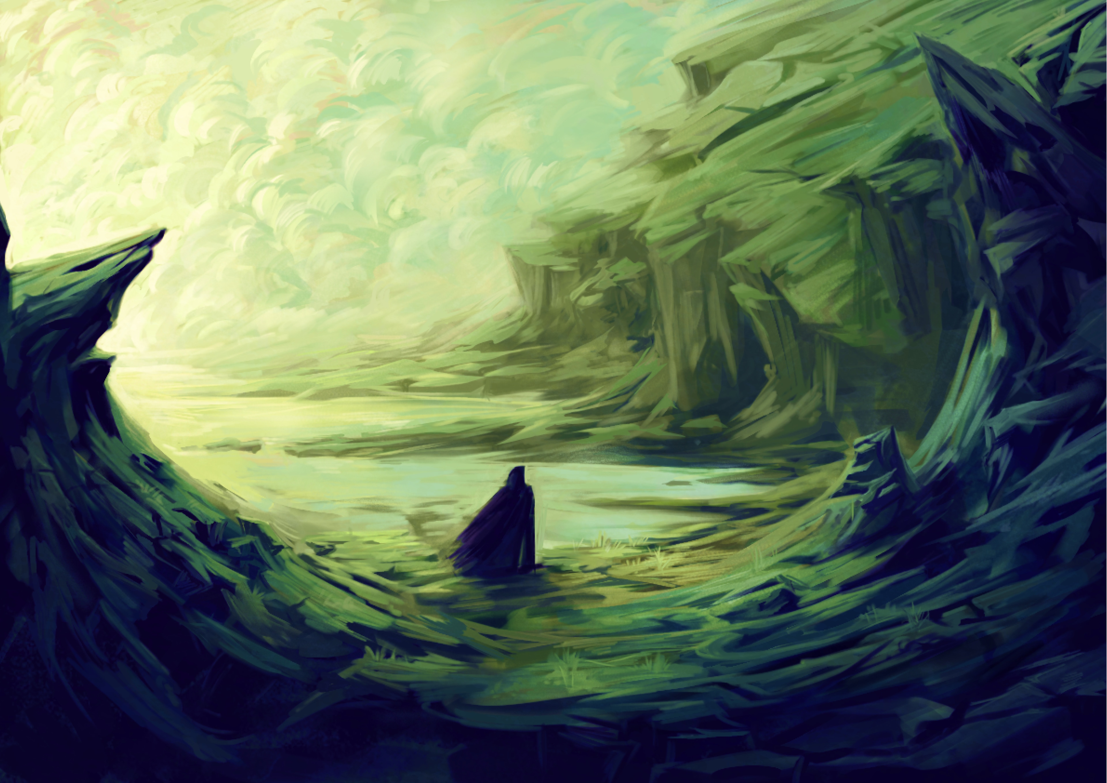 Paysage falaises par elodie_fb