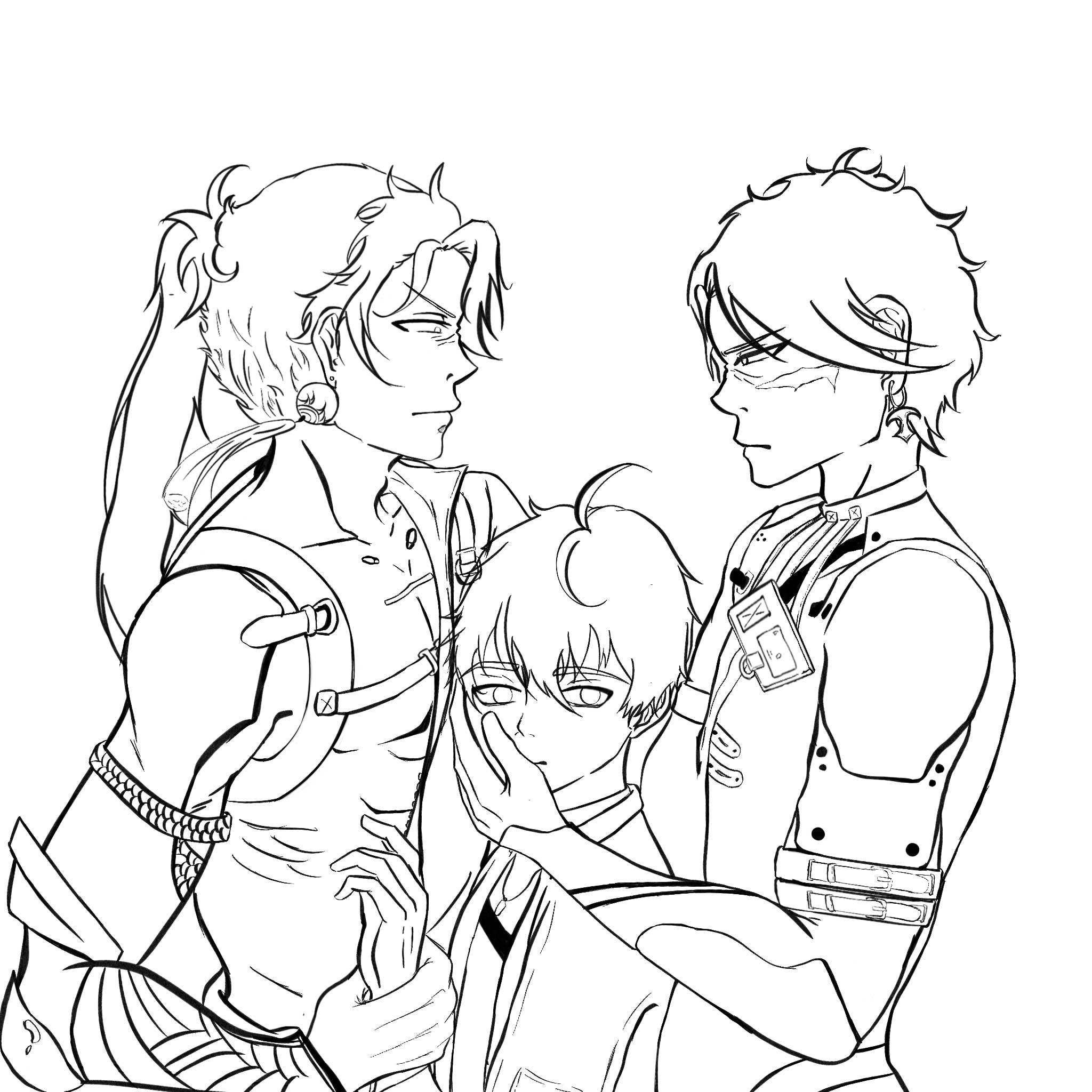 Wuwa Line art par amaryllis0w0