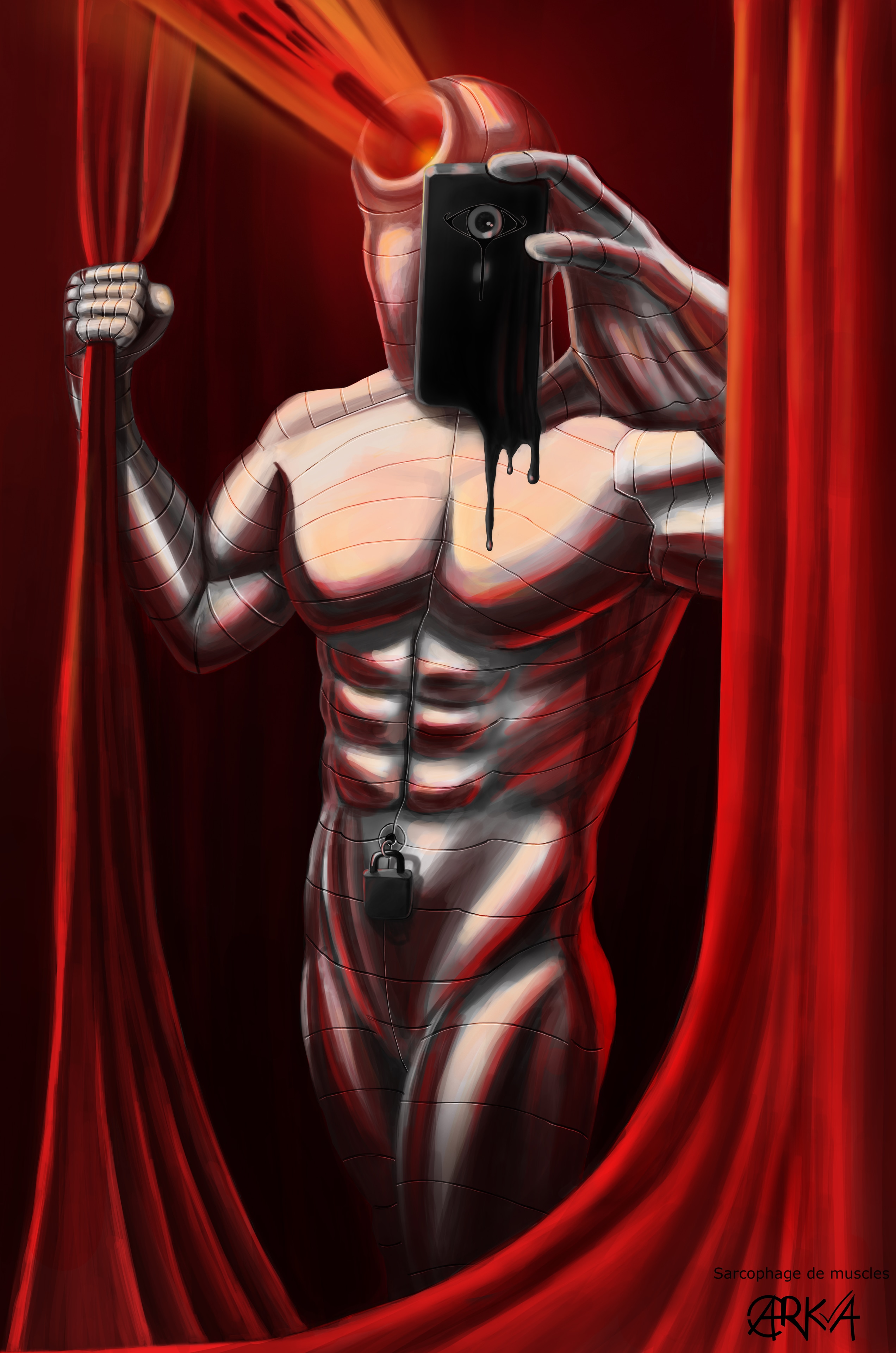 Sarcophage de muscles par Arka